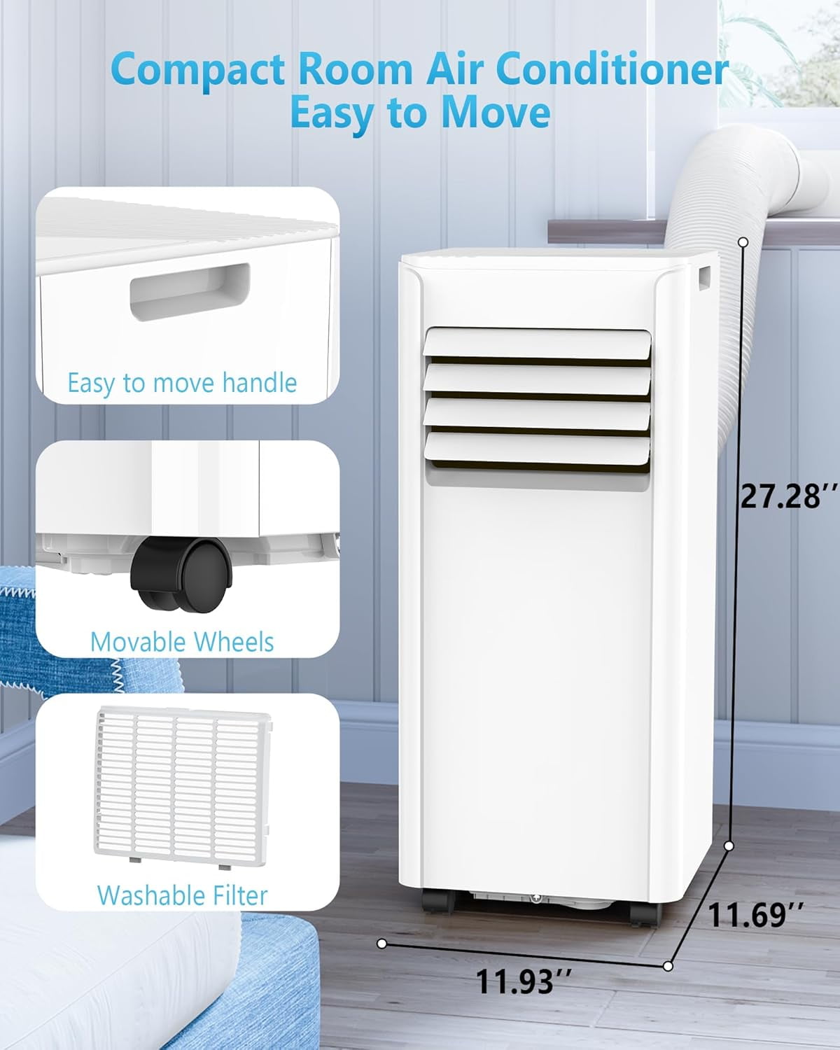 COWSAR A4216F-8K-KA Portable-Air-Conditioners - View #6