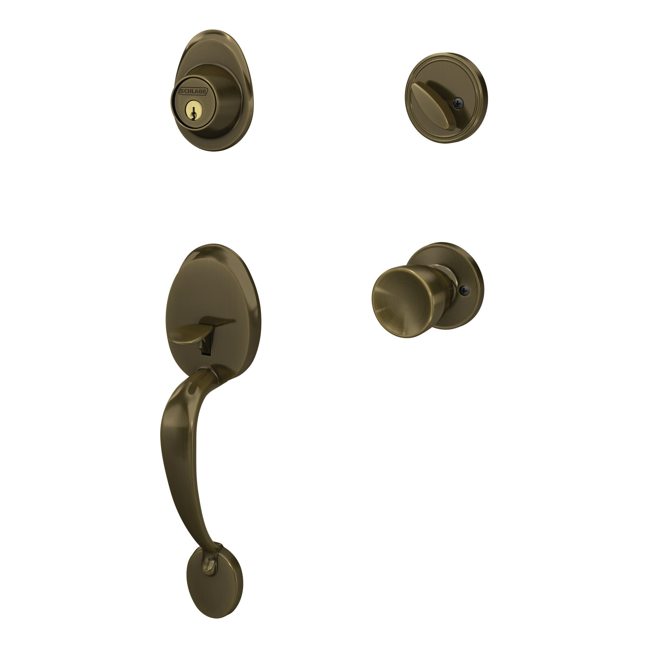 Home Front by Schlage UH60 G RWL 609 BAN handlesets - View #4