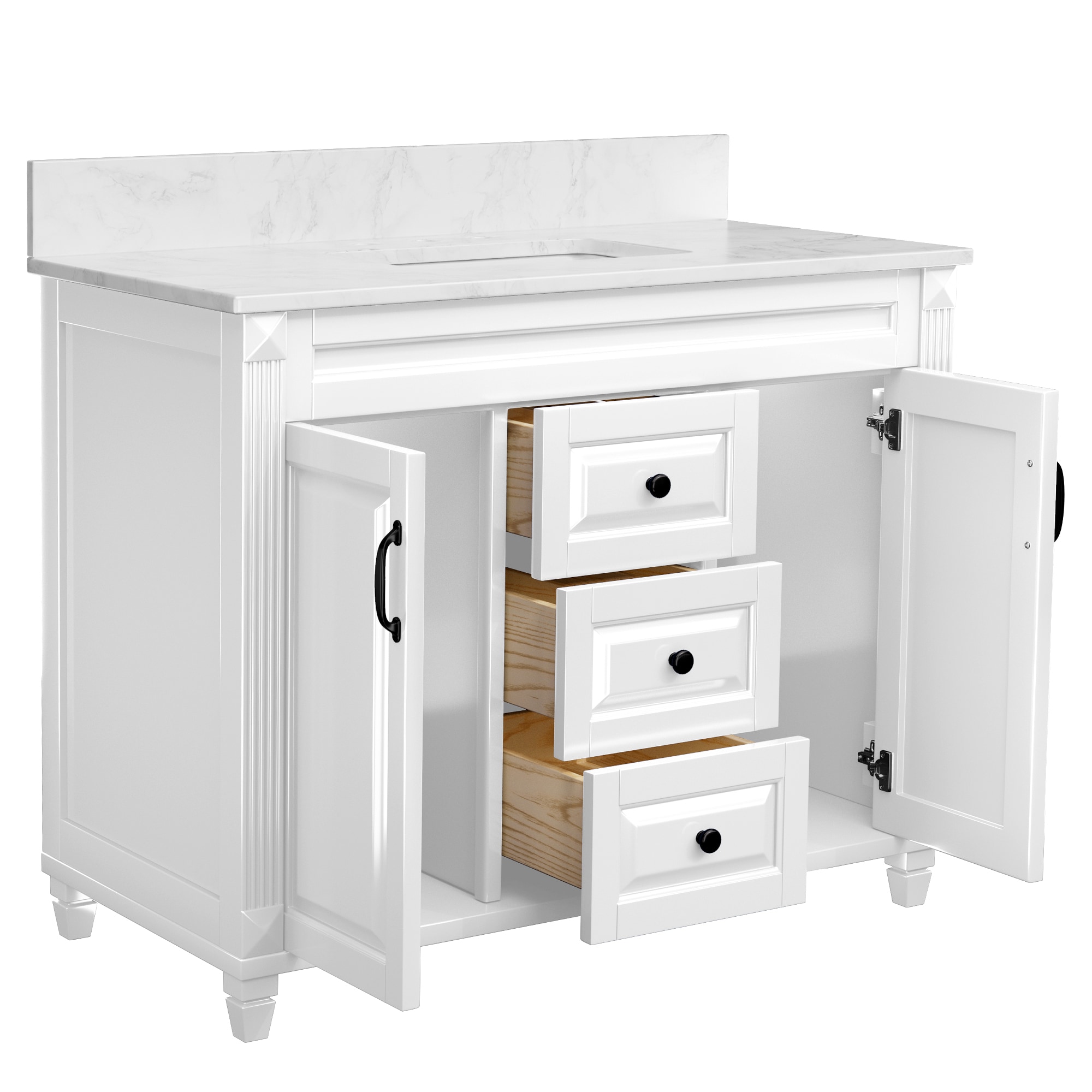 JEAREY XNECW-WT Bath-Vanity-Combo - View #5