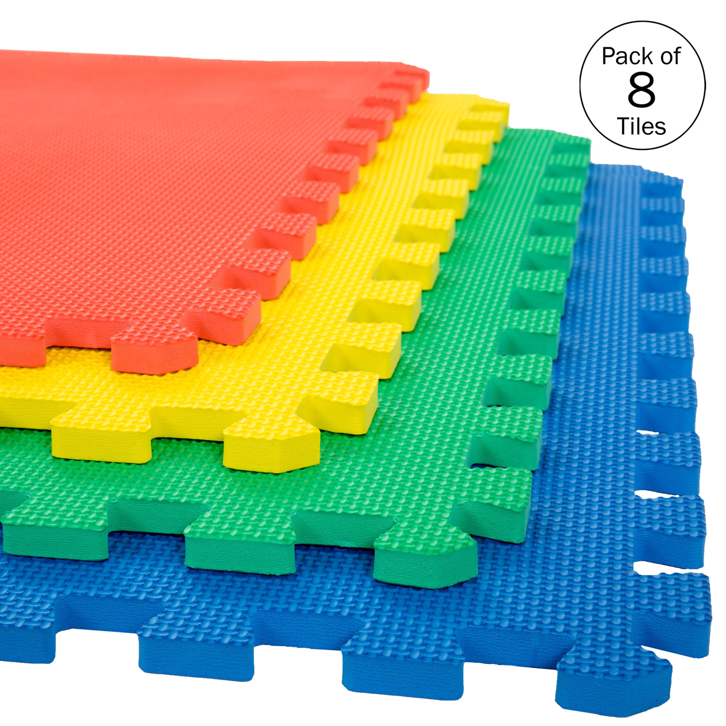 Stalwart Foam Mat Floor Tiles, Interlocking Ultimate Comfort EVA Foam  Padding, Soft Flooring for Exercising, Yoga, Camping, Kids, Babies,  Playroom 