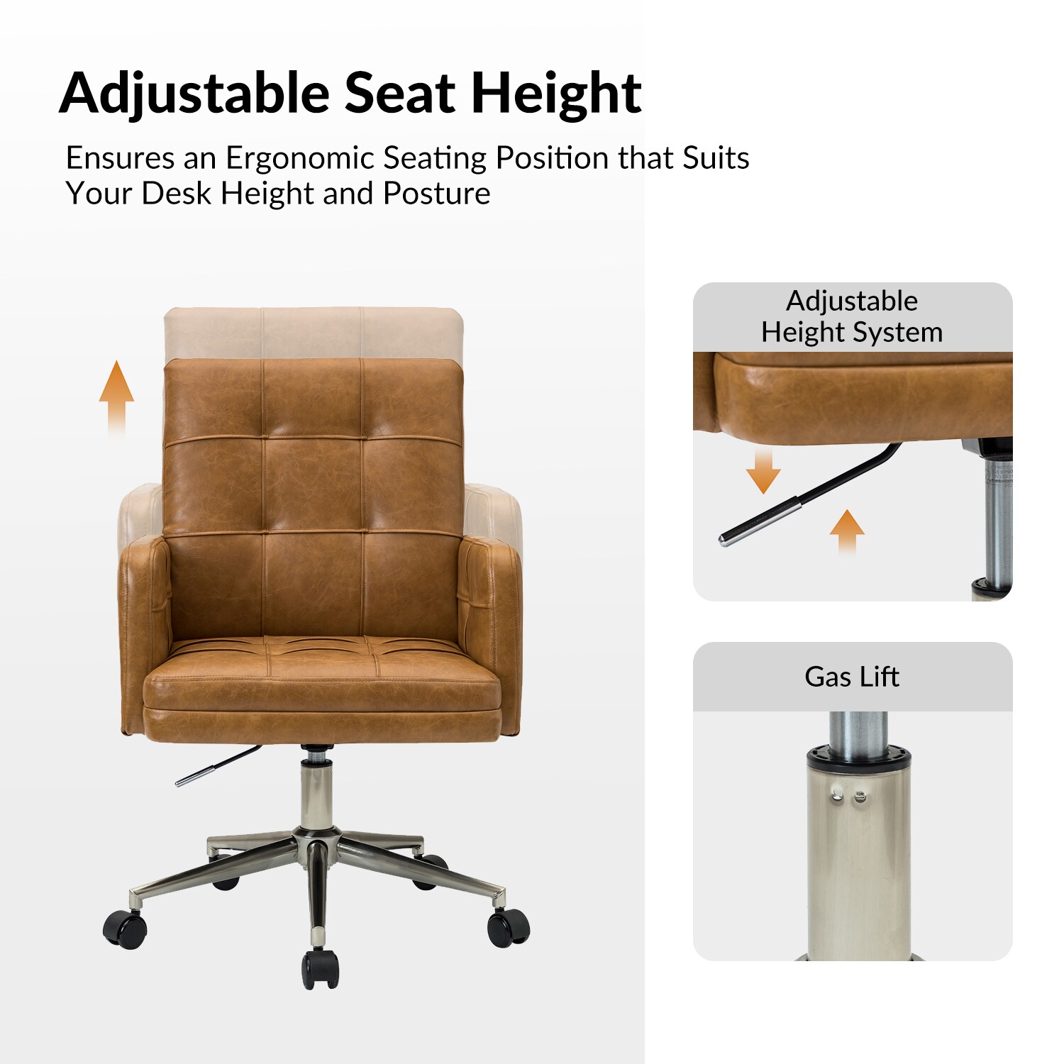 14 Karat Home OFM0775-CML Office-Chairs - View #5