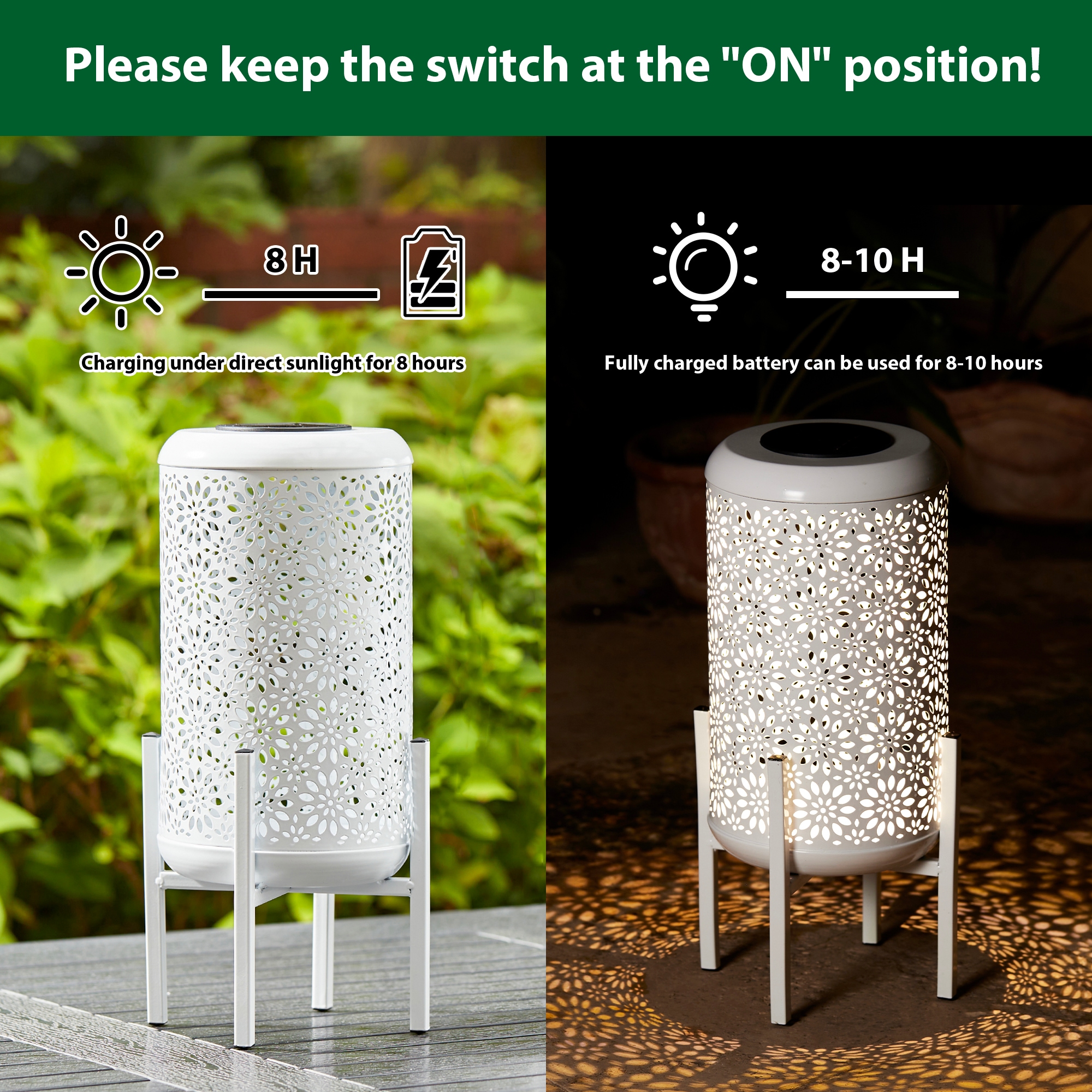 Glitzhome 2023300079 Outdoor-Decorative-Lanterns - View #9