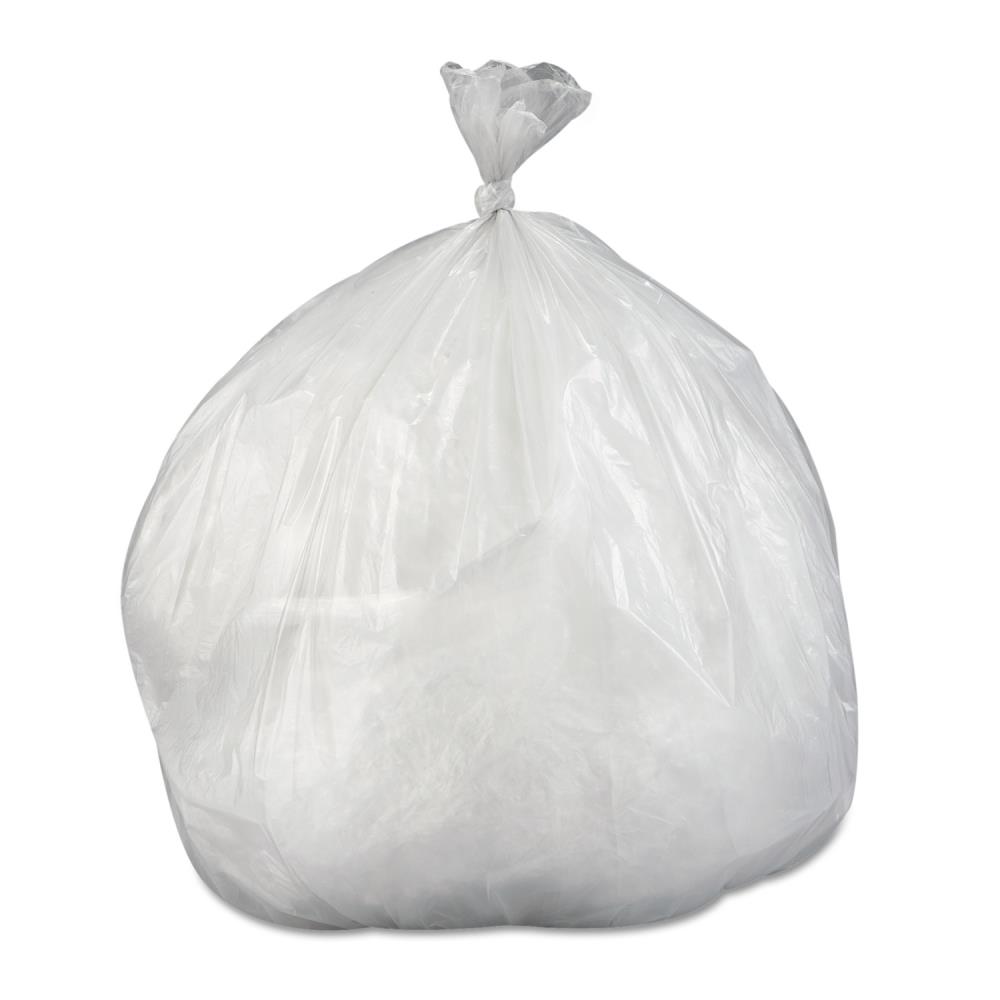 AccuFit 32-Gallons Clear Plastic Can Twist Tie Trash Bag (300-Count) in the Trash  Bags department at