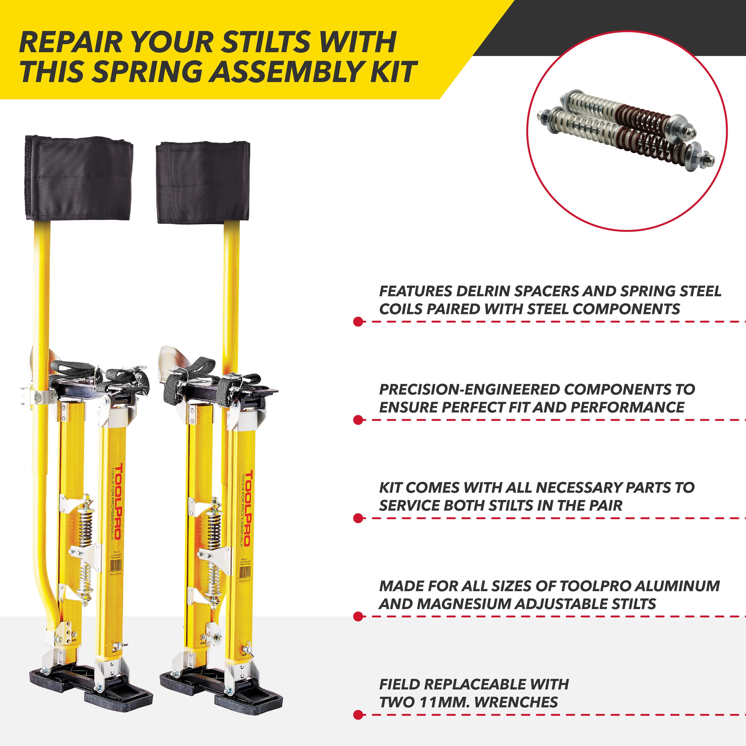 ToolPro TP02454 Drywall-Stilts - View #2