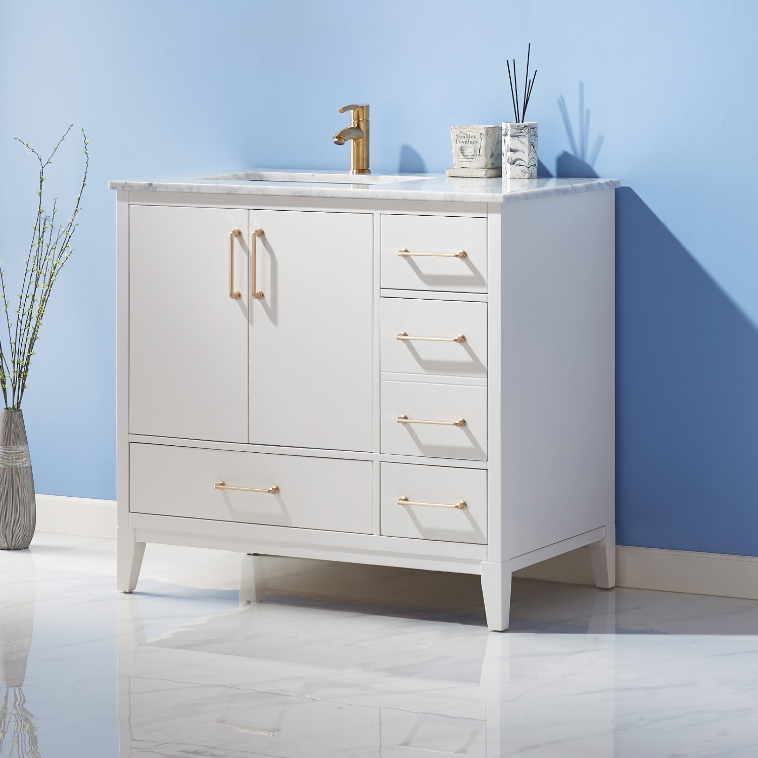 Altair 541036-WH-CA-NM Bath-Vanity-Combo - View #6