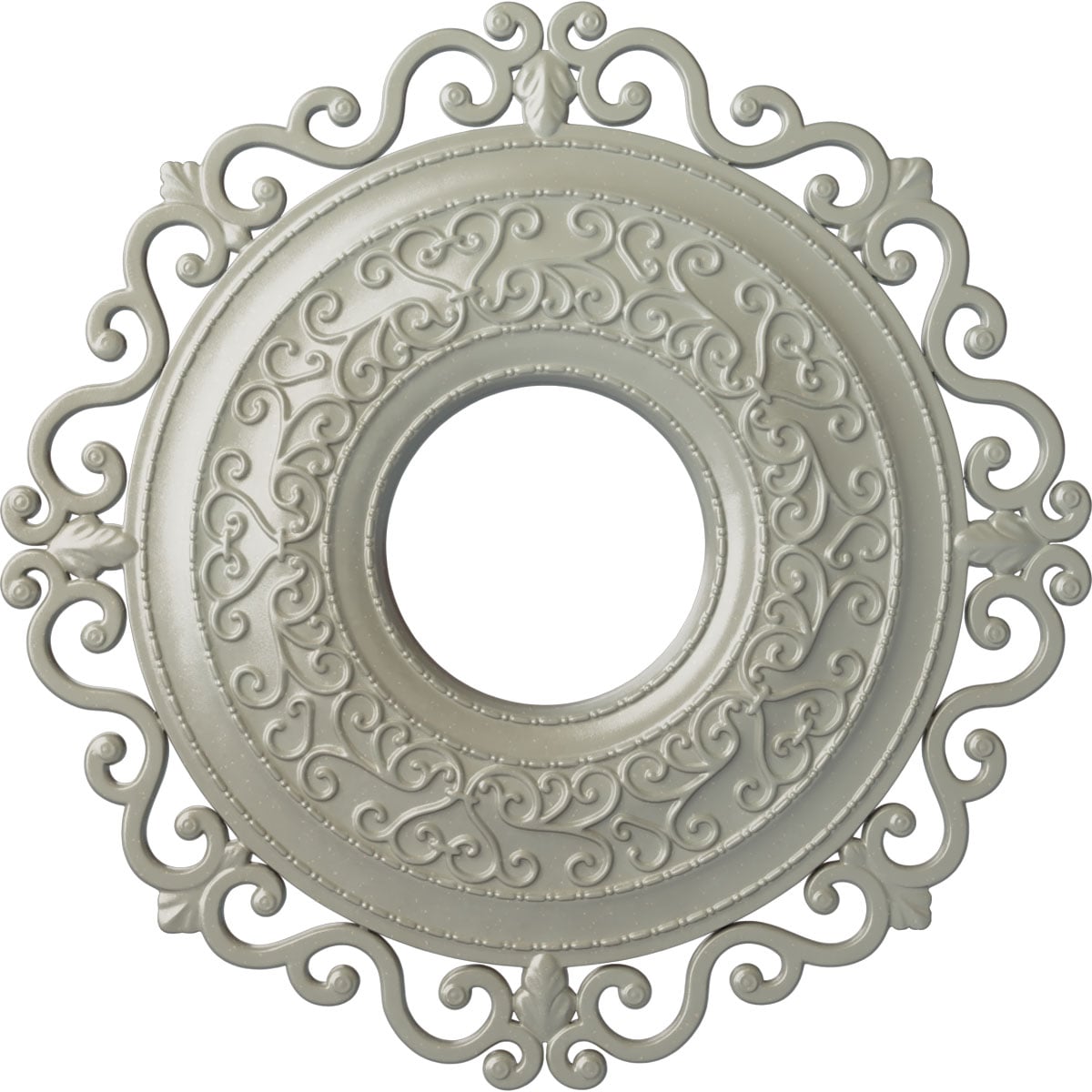 Ekena Millwork CM22ORFCS Orrington 22-in W x 22-in L Painted Flash Copper Polyurethane Whole Ceiling Medallion