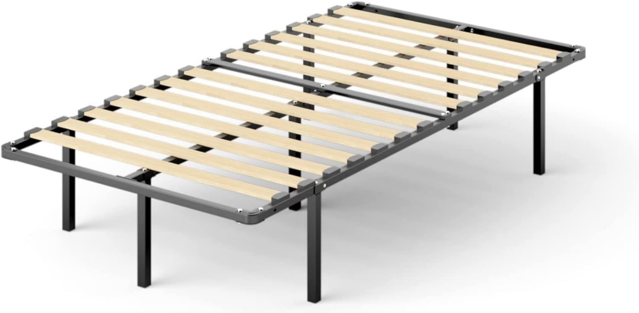 Maocao Hoom JLP192313 Black Twin Metal Bed frame Bed