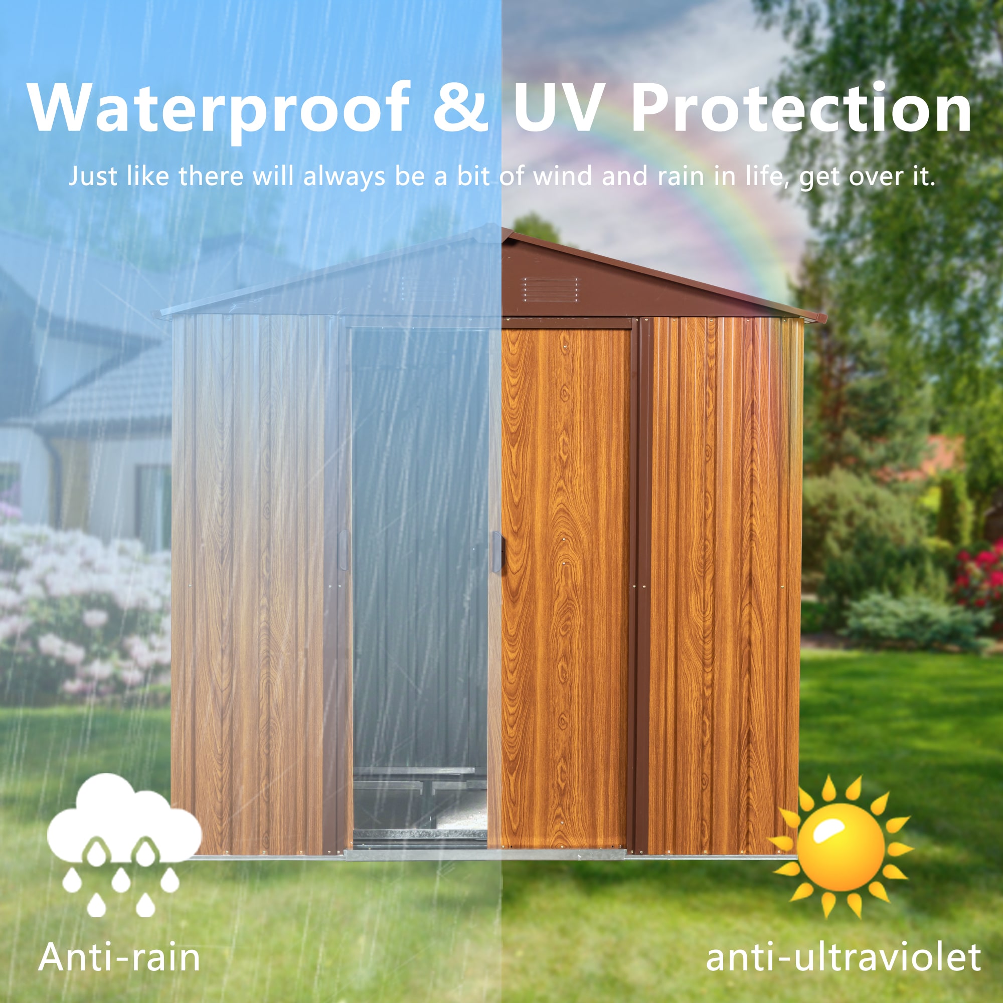 LOVMOR SF-WO-W54071035 Metal-Storage-Buildings-Sheds - View #7