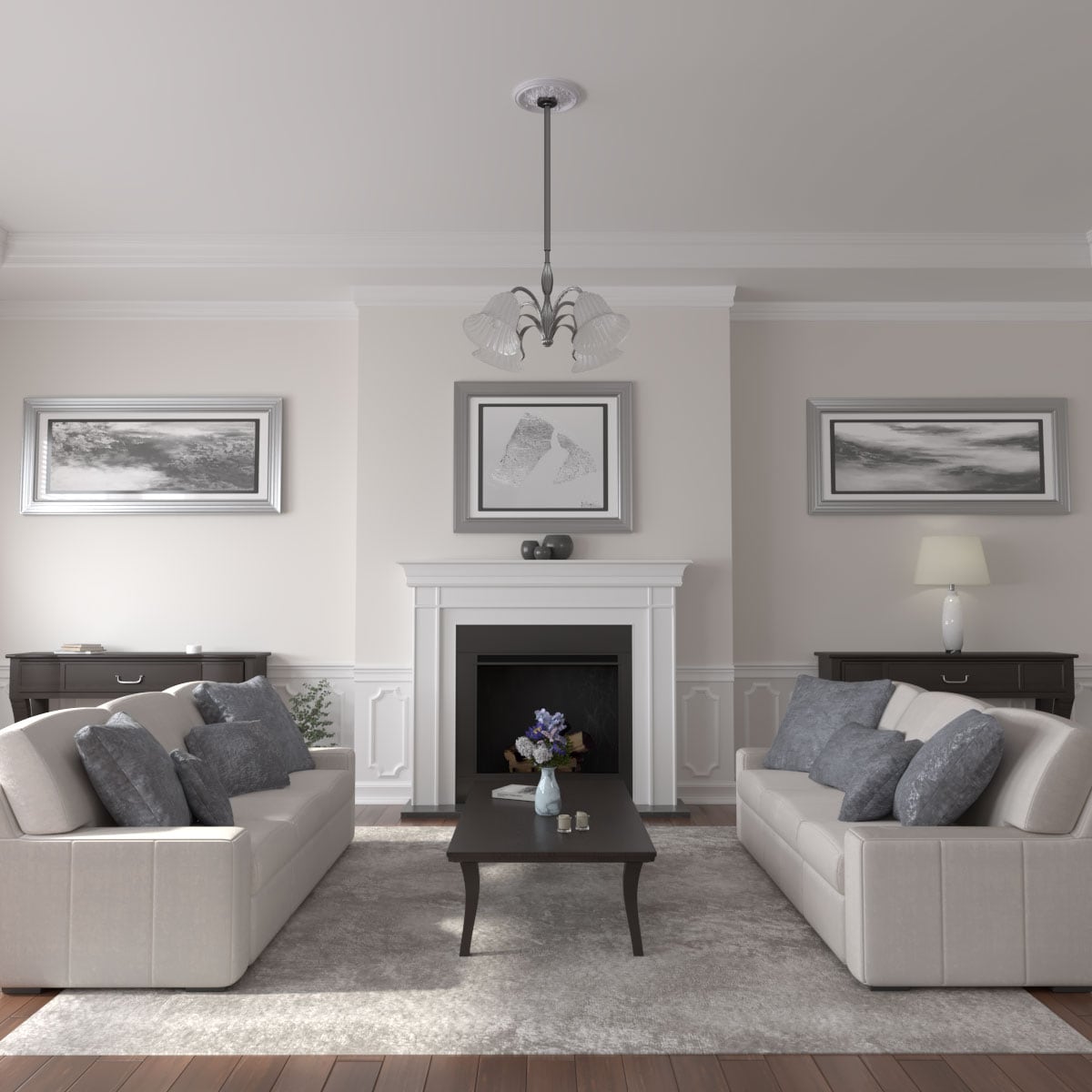 Ekena Millwork CM14KTUWF Ceiling-Medallions - View #4