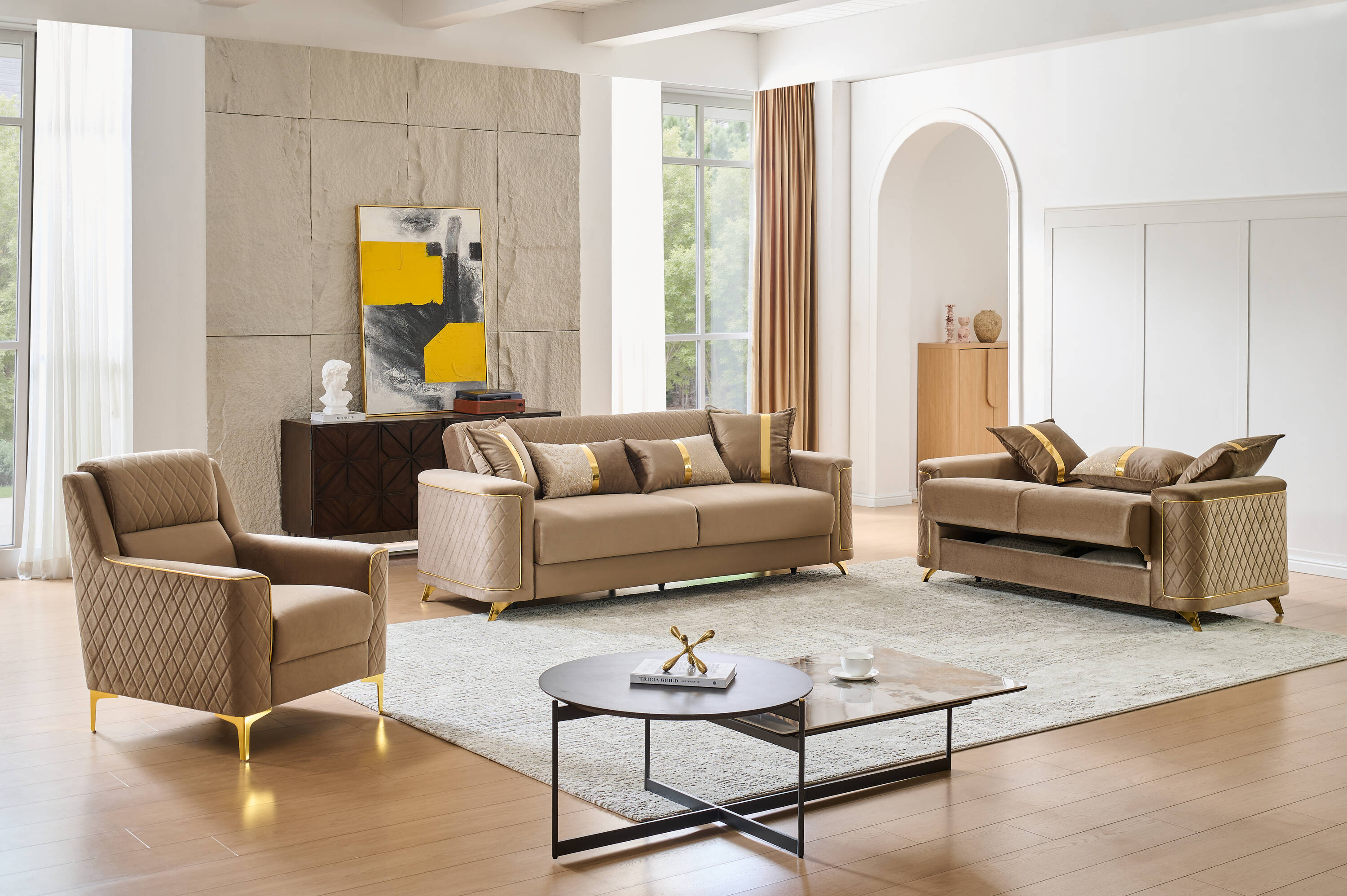 Galaxy 601955552042 Living-Room-Sets - View #2