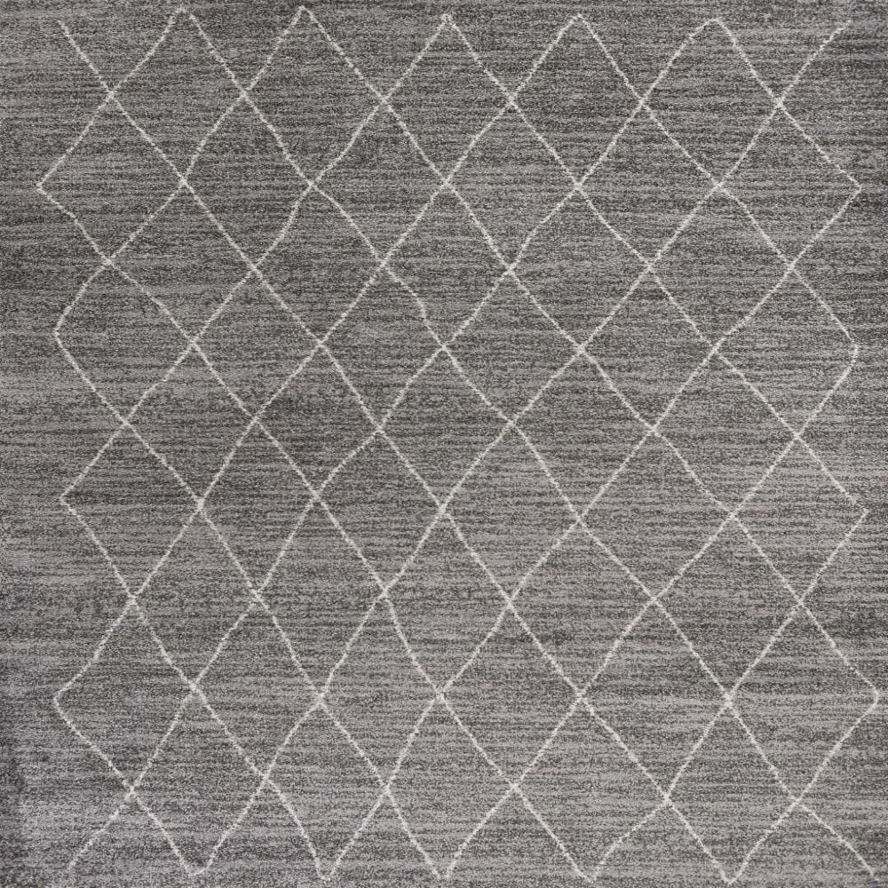 HomeRoots 349937 Bernadette 7 X 10 (ft) Rag Gray Indoor Distressed/Overdyed Area Rug