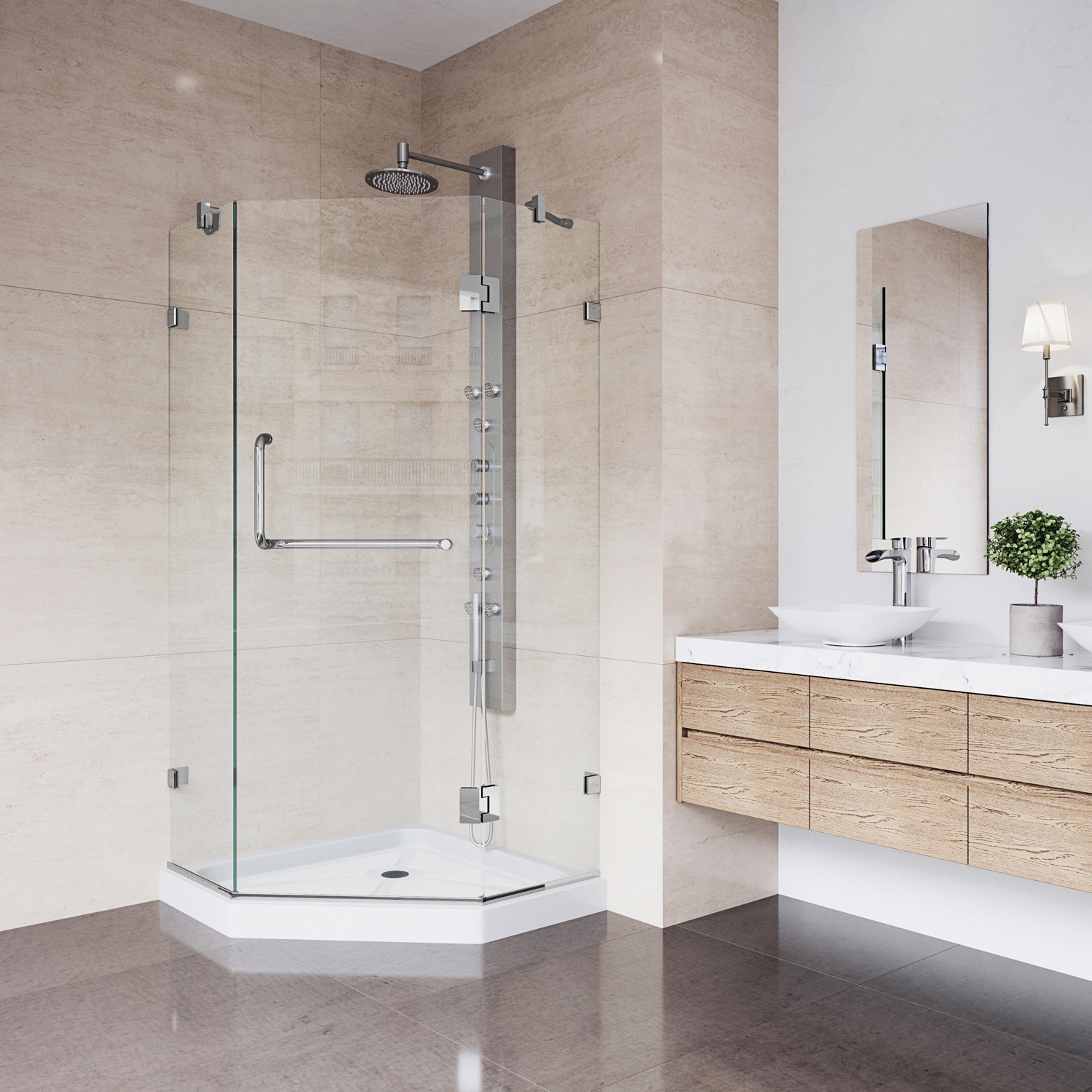 VIGO VG6062CHCL36WS Alcove-Shower-Kit - View #5
