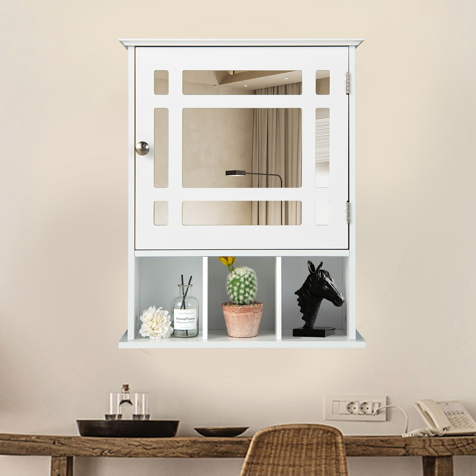 Forclover HYFE-10131WH Bathroom-Medicine-Cabinets - View #9