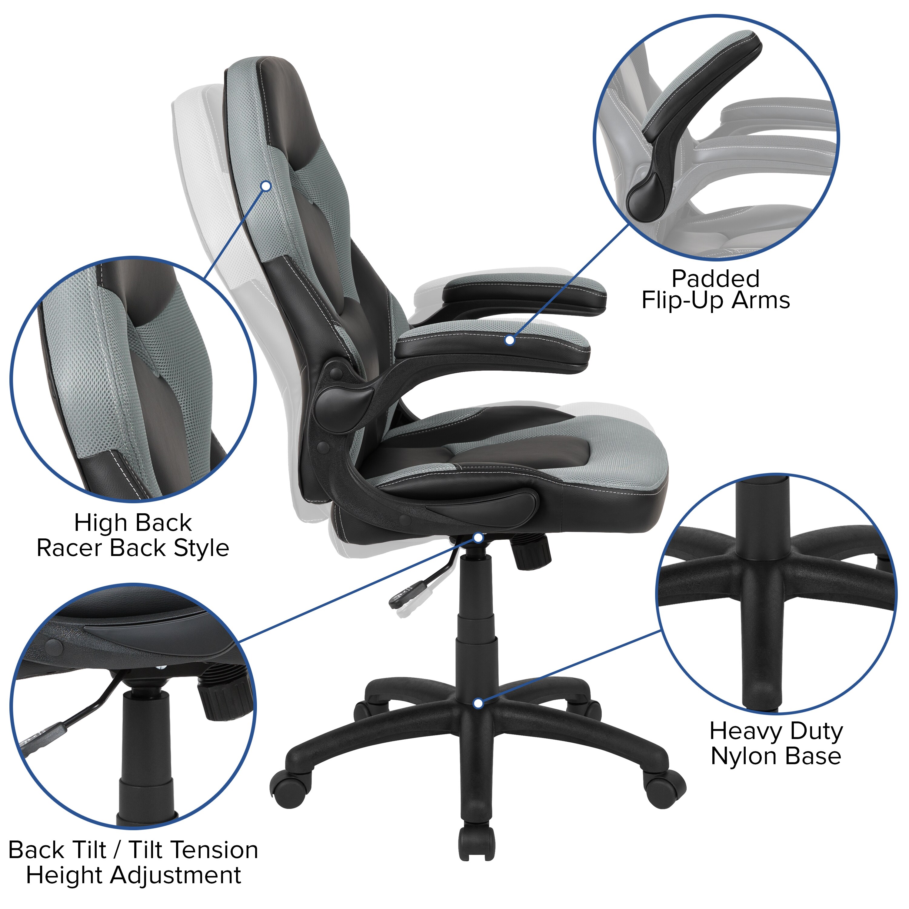 Emma + Oliver 889142565864 Office-Chairs - View #3
