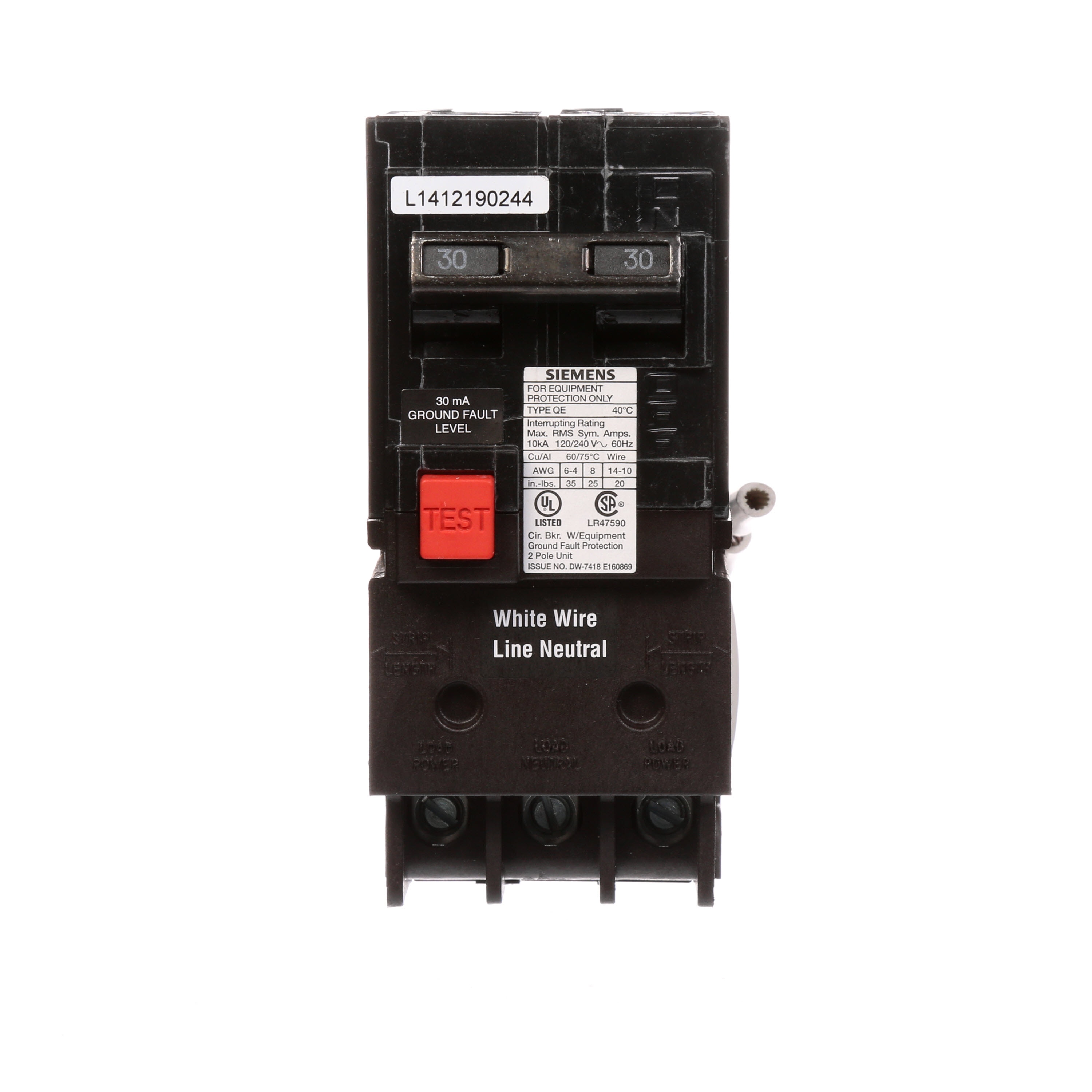 Siemens QE230 Circuit-Breakers - View #2