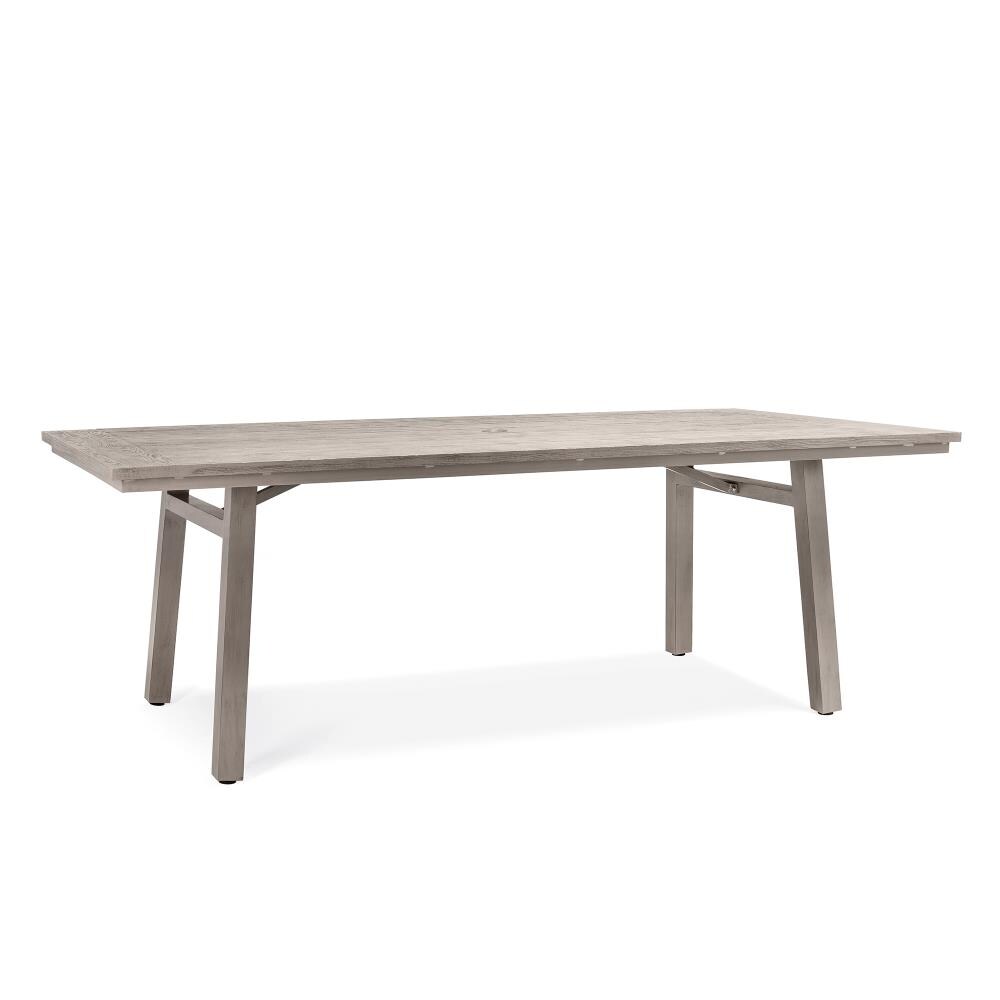 Blue Oak LCLXT1 Colfax Rectangle Outdoor Dining Table 82.5-in W x 42.5-in L Umbrella Hole