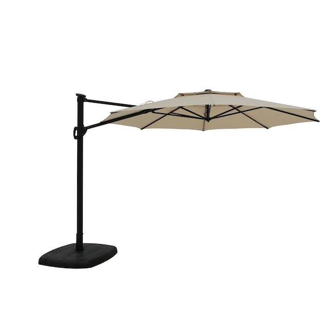 Crank Cantilever Patio Umbrella, Solar Light Kit For Outdoor Umbrella
