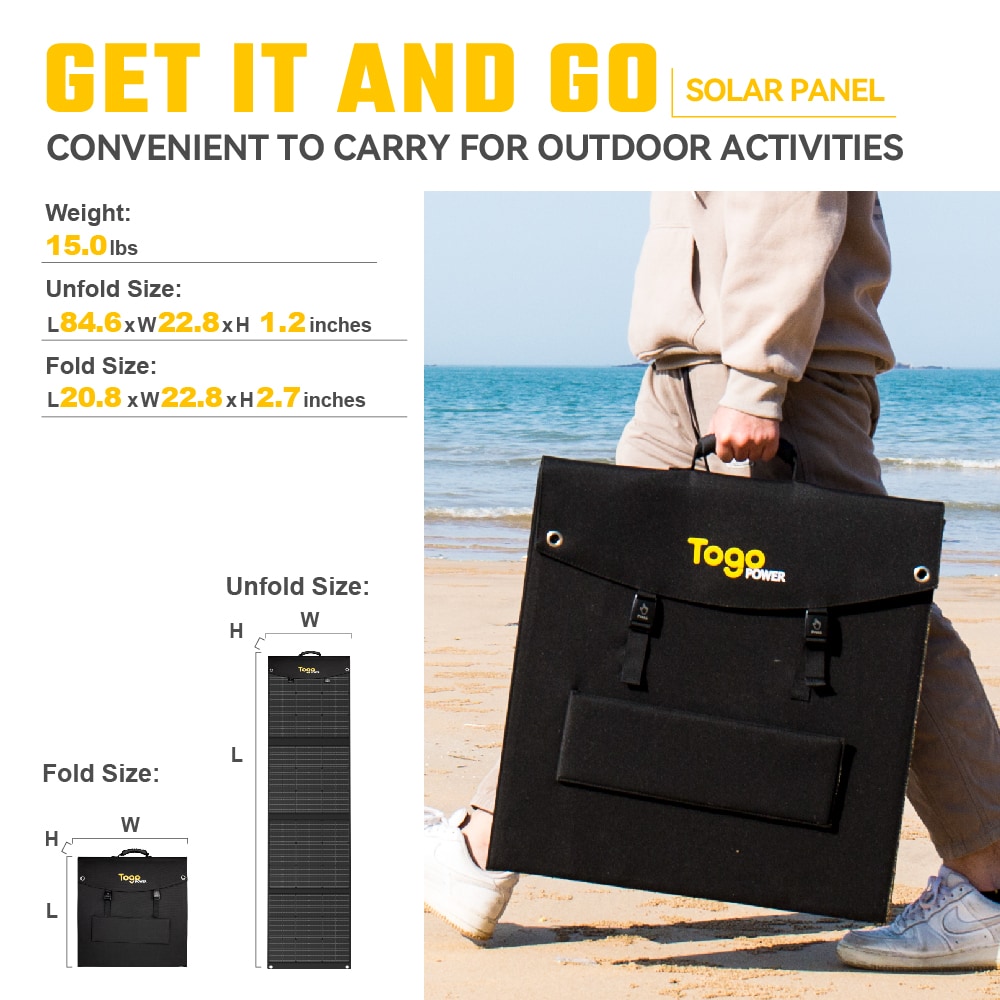 Togopower PC4200 Portable-Solar-Panels - View #5
