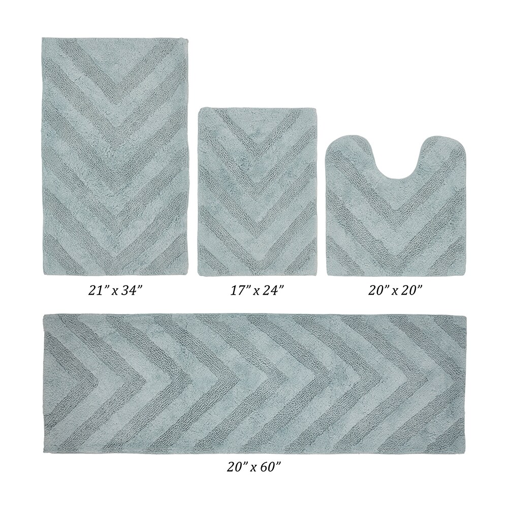 Chevron Bath Mat Runner