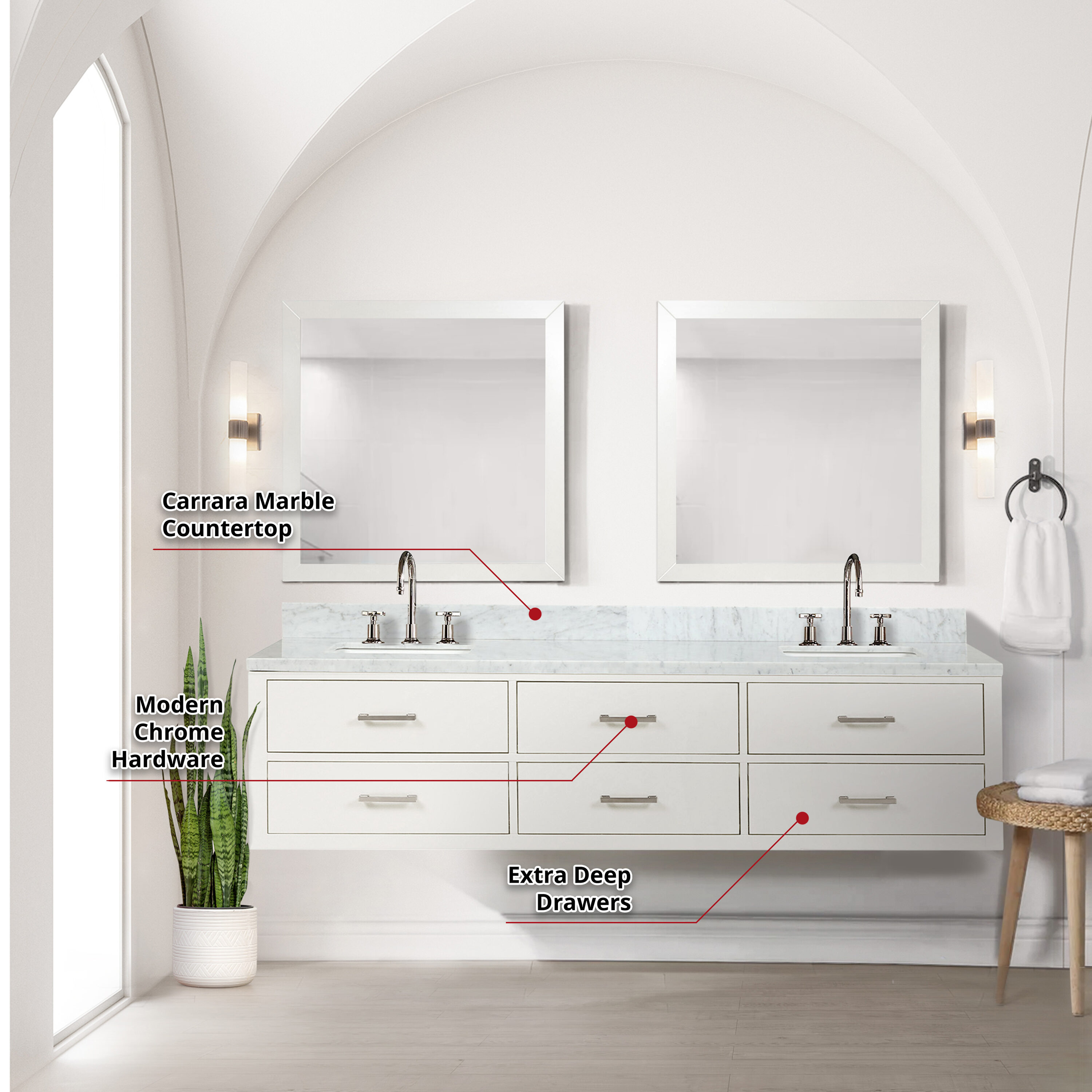 Lexora LVSO80DA110 Bath-Vanity-Combo - View #7