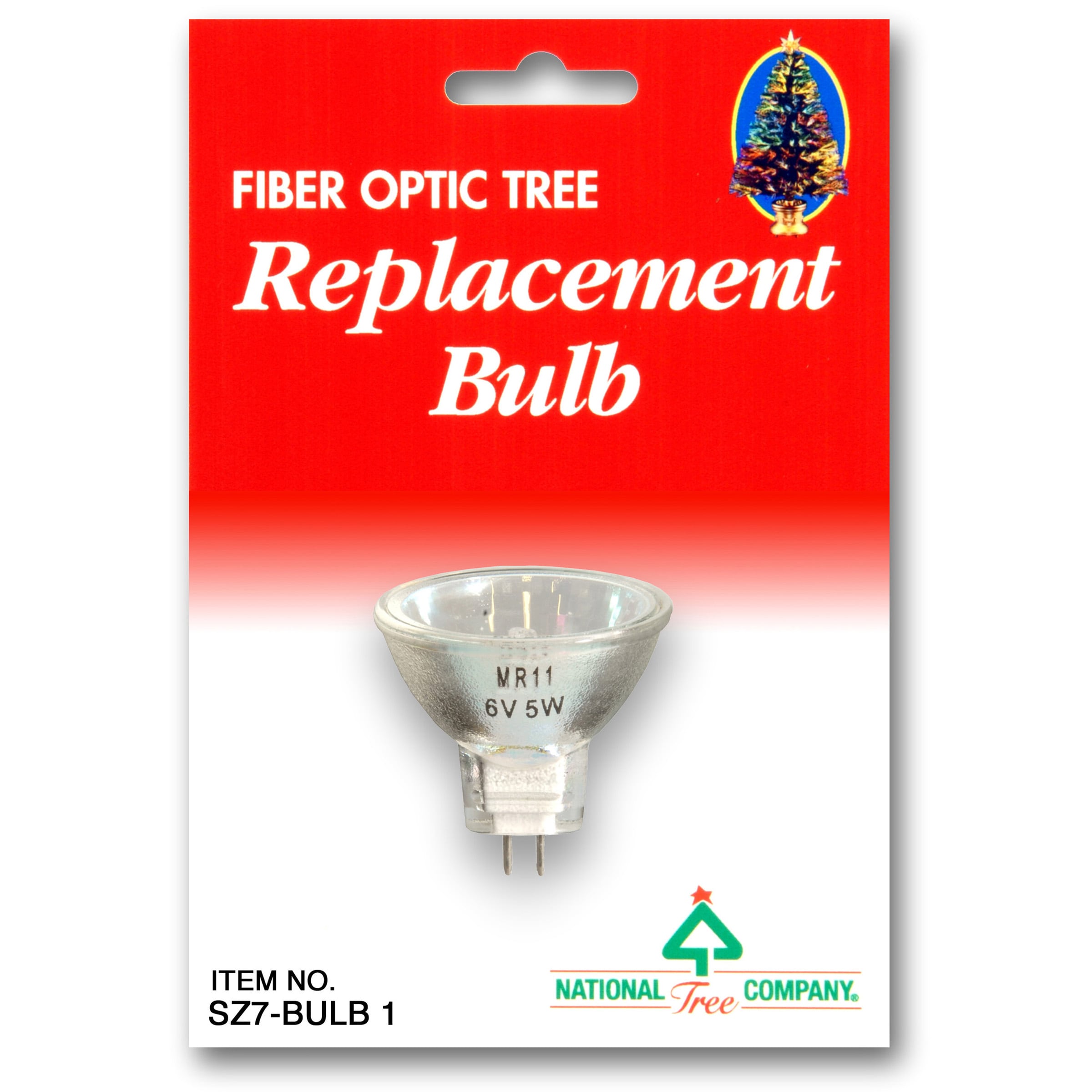 National Tree Company SZ7-BULB 1 Clear LED Faceted String light bulbs