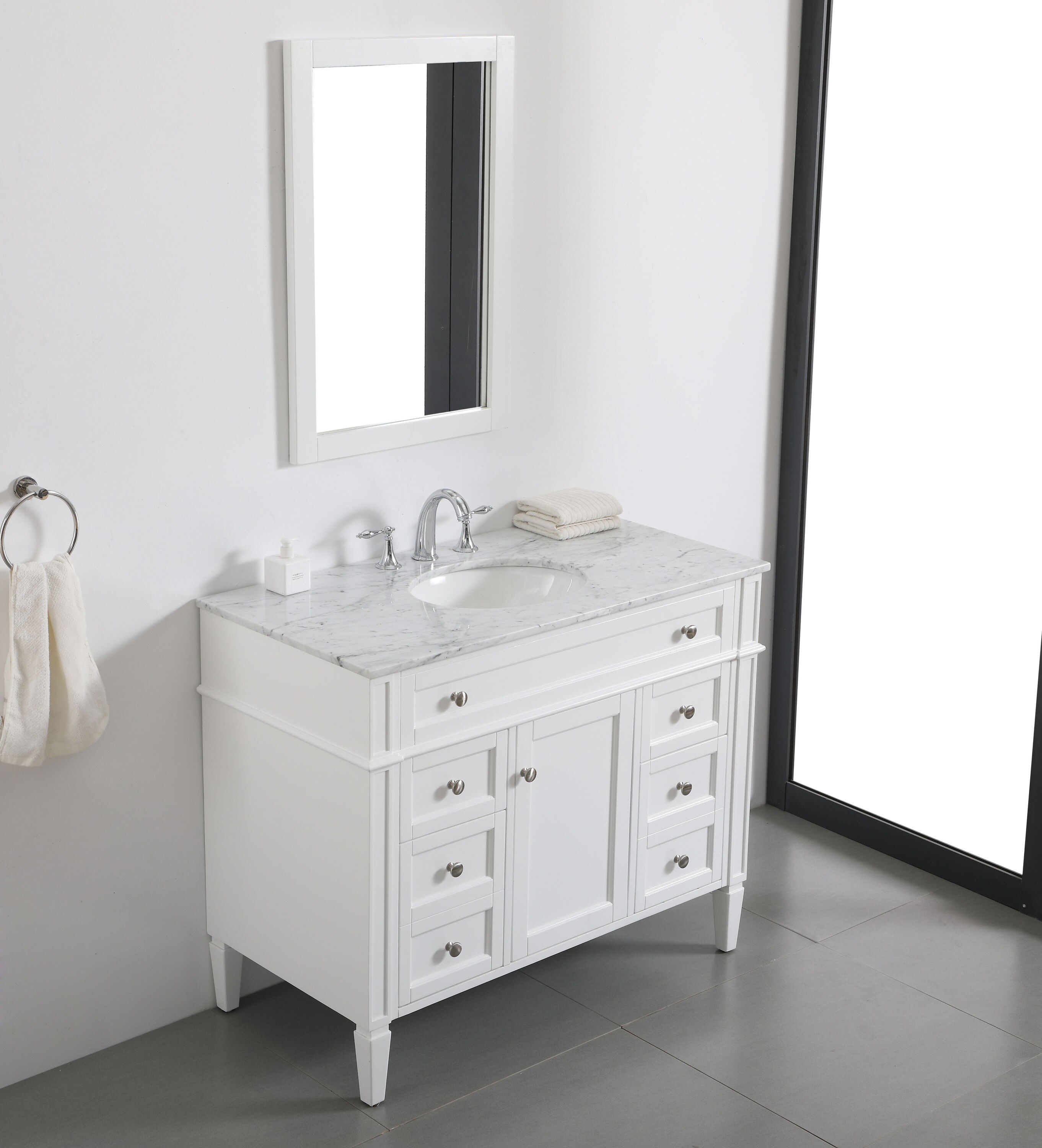 Elegant Decor HF37626WH Bath-Vanity-Combo - View #4