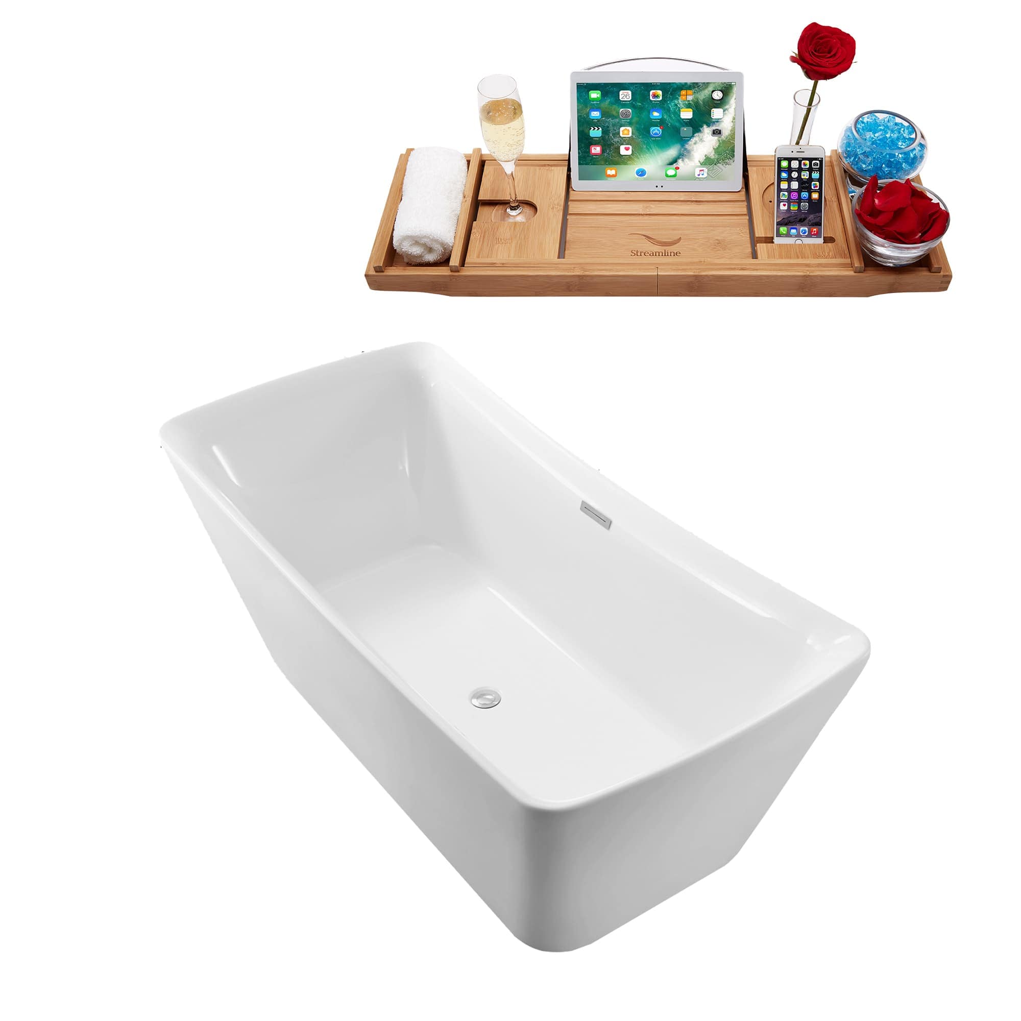 Streamline N-542-70FSWH-FM bathtubs - View #3