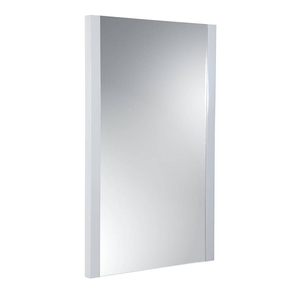 Fresca FMR6224WH Torino 20-Inches x 31.5-Inches Framed Rectangle Bathroom Vanity Mirror ( White )