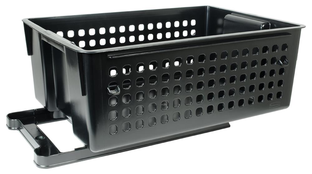 Rubbermaid 11.75-in W x 4-in H 1-Tier Cabinet-mount Wood Under-shelf Basket  at