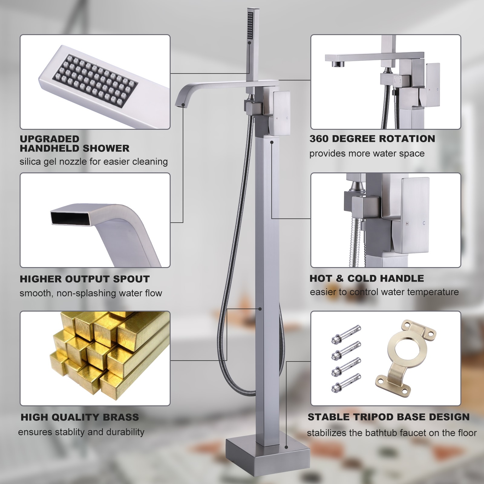 WOWOW 3082100 Roman-Tub-Faucets - View #3
