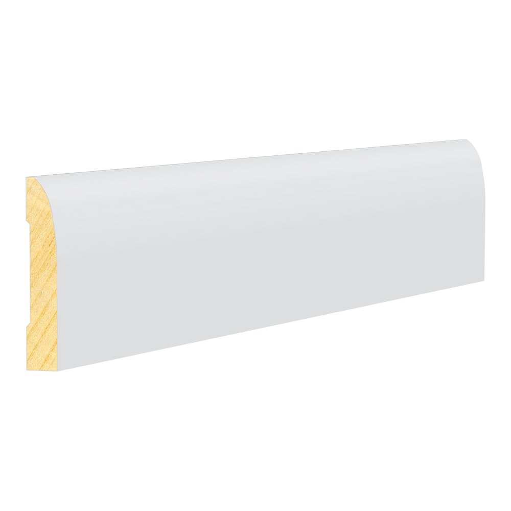 RELIABILT 713-PFJ10 9/16-in x 3-1/4-in x 10-ft Traditional Primed Pine 713 Baseboard