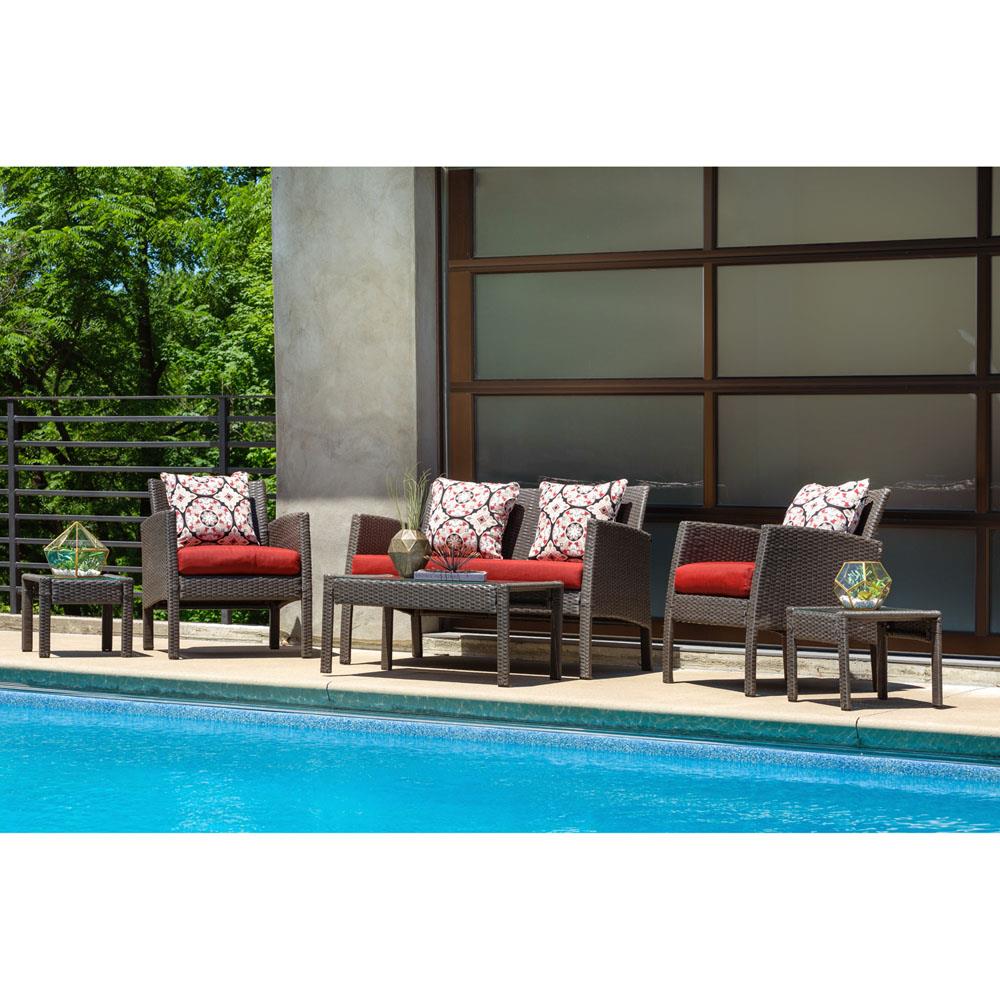 Mod Furniture SOPH6PC-RED Patio-Conversation-Sets - View #8