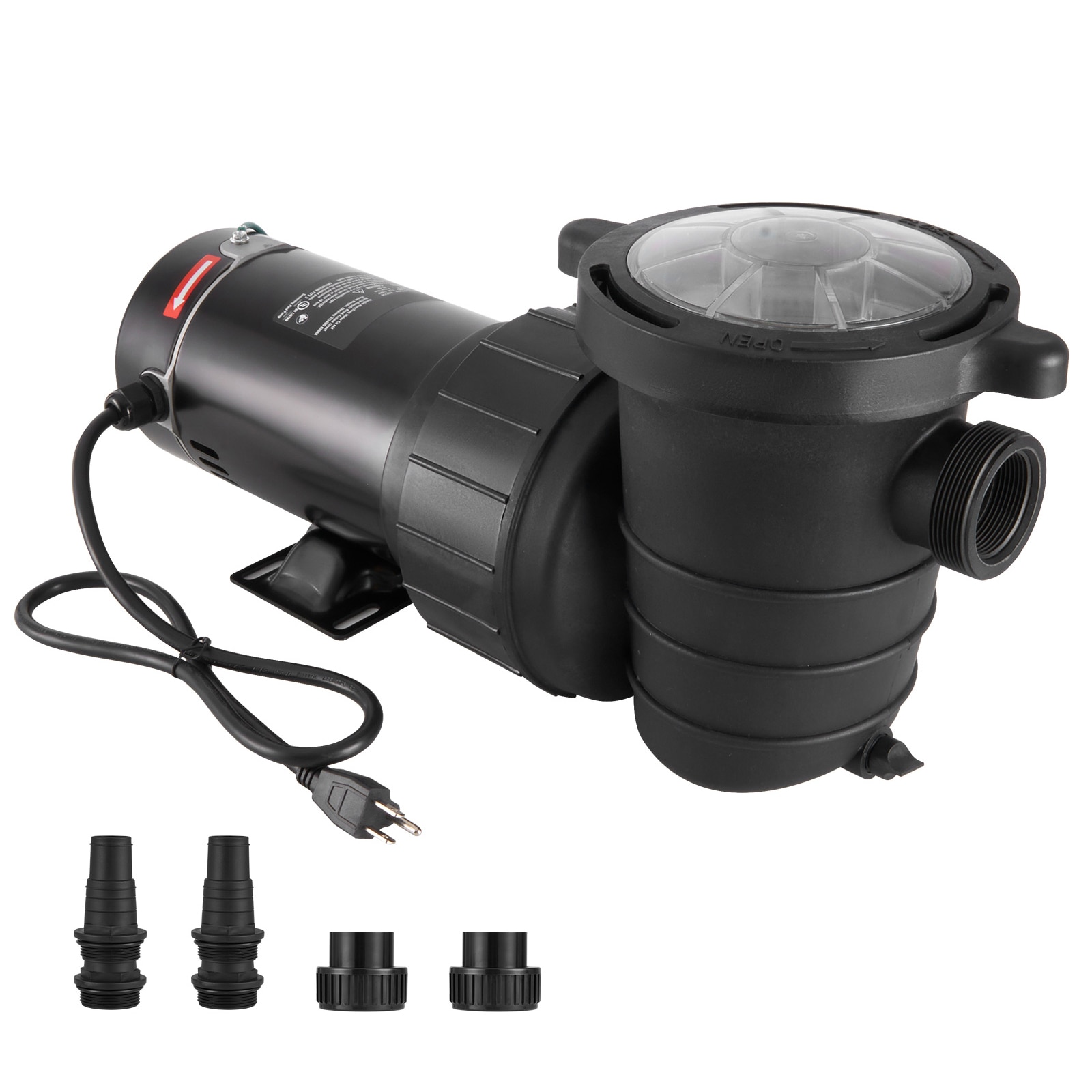 VEVOR YCGLBDSDDY10LIDQZV1 1-HP 120 -Volt Thermoplastic Pool pump