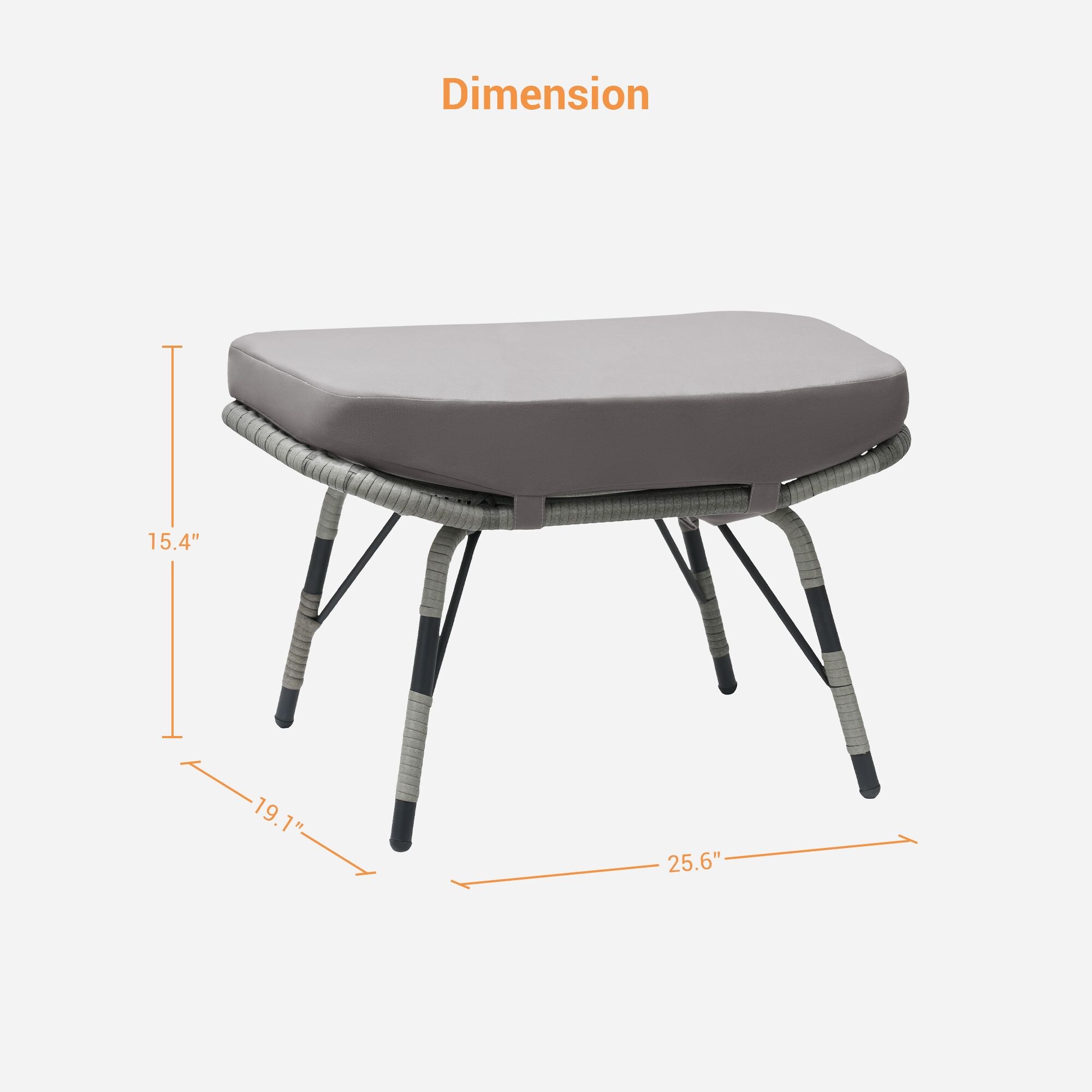 SANSTAR L-OTIDC63-LY Stools-Ottomans - View #6