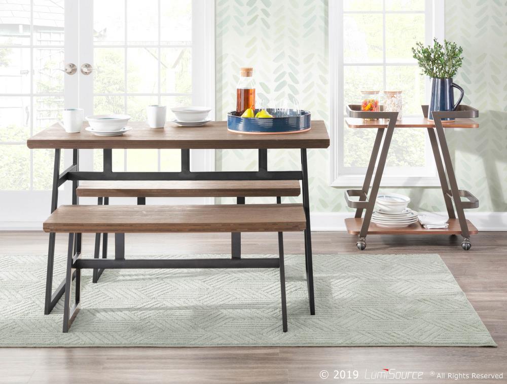 LumiSource BC-GEO BKBN bench - View #8