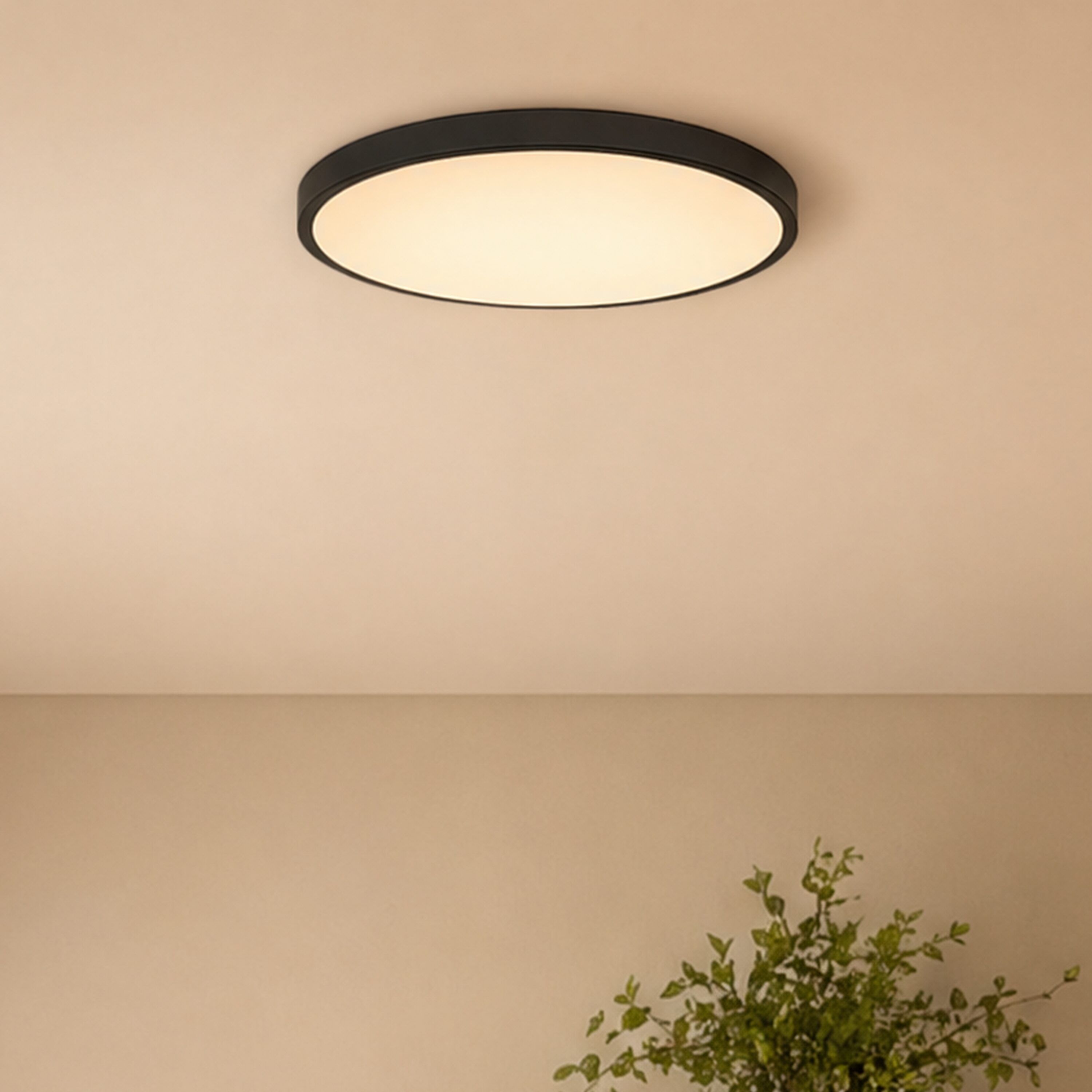 Savoy House 20" LED Flush Mount in Black