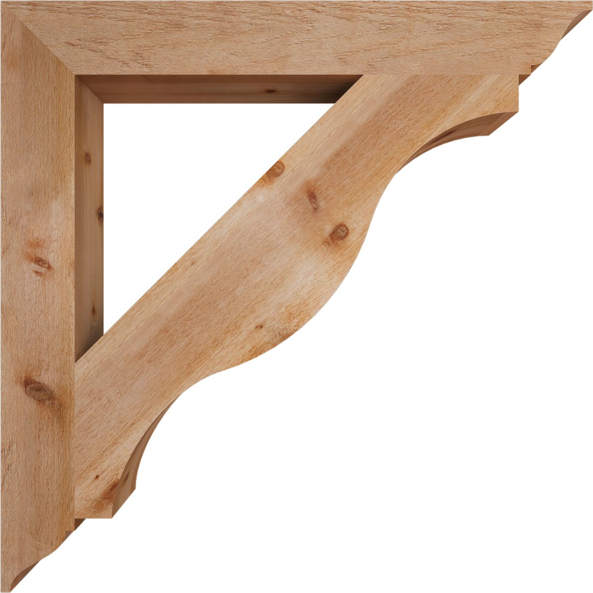 Ekena Millwork BKT06X48X48FST01RWR Exterior-Brackets-Braces - View #3