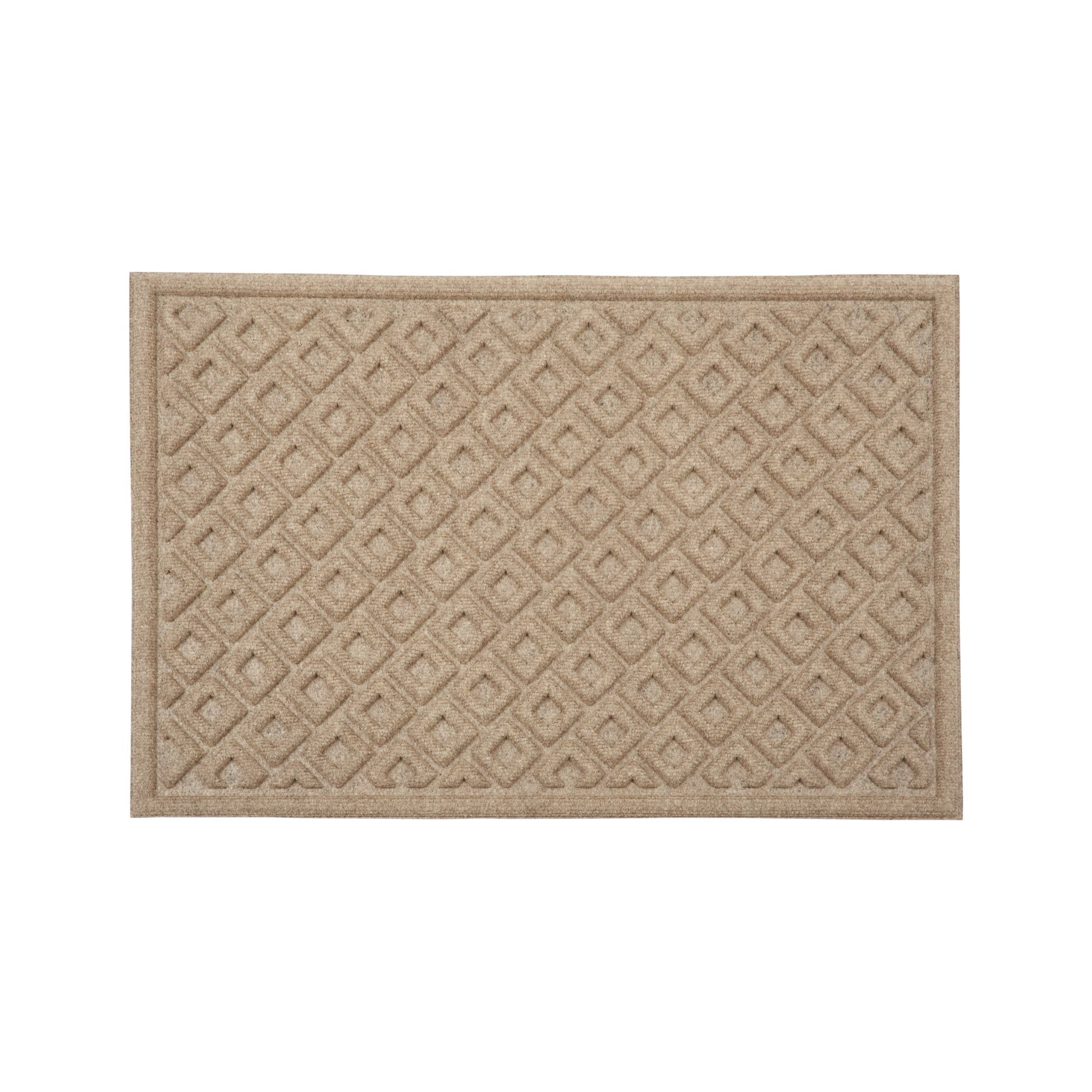 Matter Surfaces DS23TP 24-in x 36-in Taupe Rubber Indoor or outdoor Door Mat