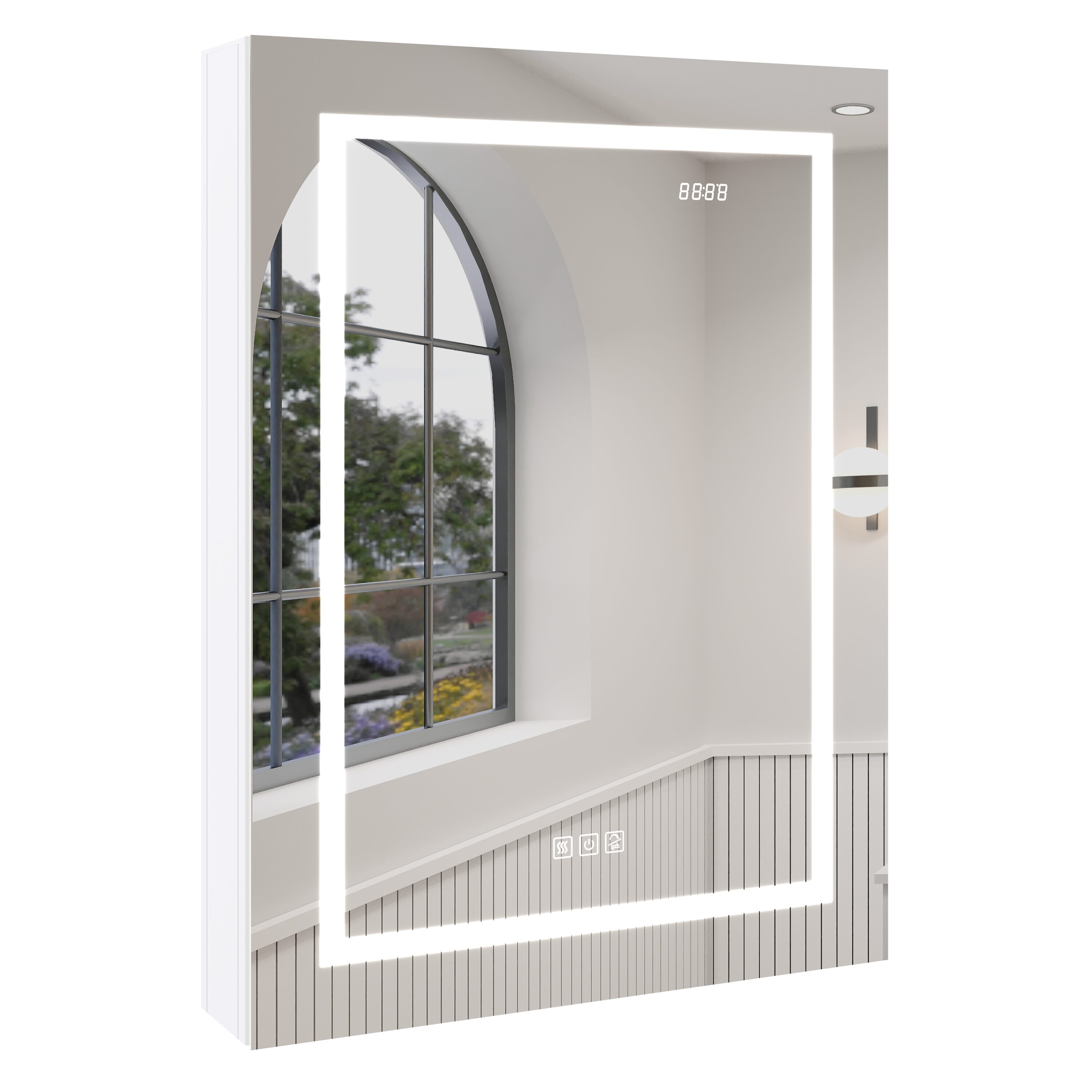 Ayna Decors AMCNE2432LEDR Bathroom-Medicine-Cabinets - View #2