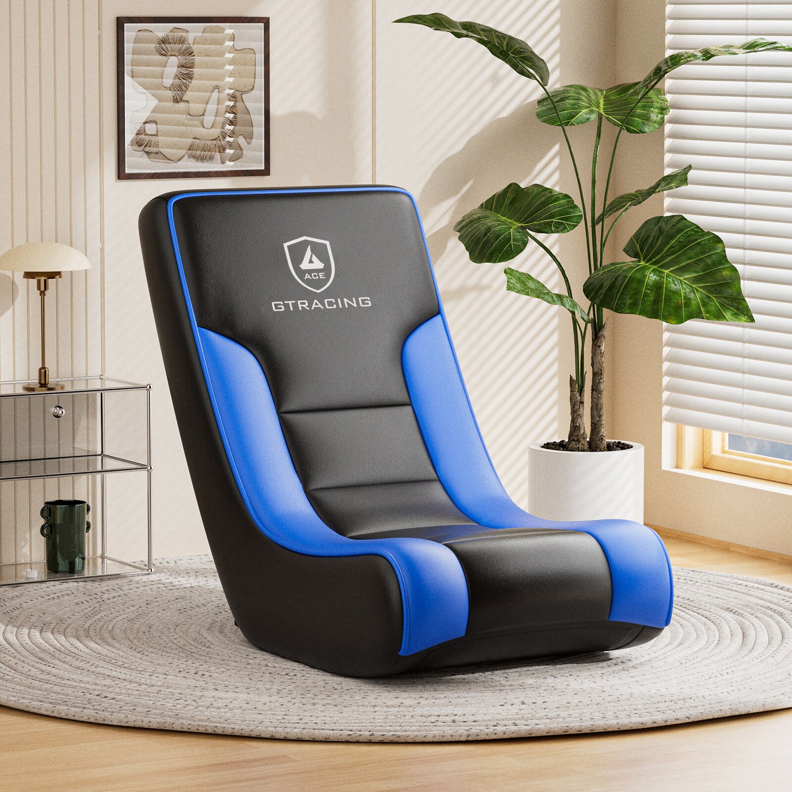 GTPLAYER LOWE'S-GTP-450R-BLUE Office-Chairs - View #9