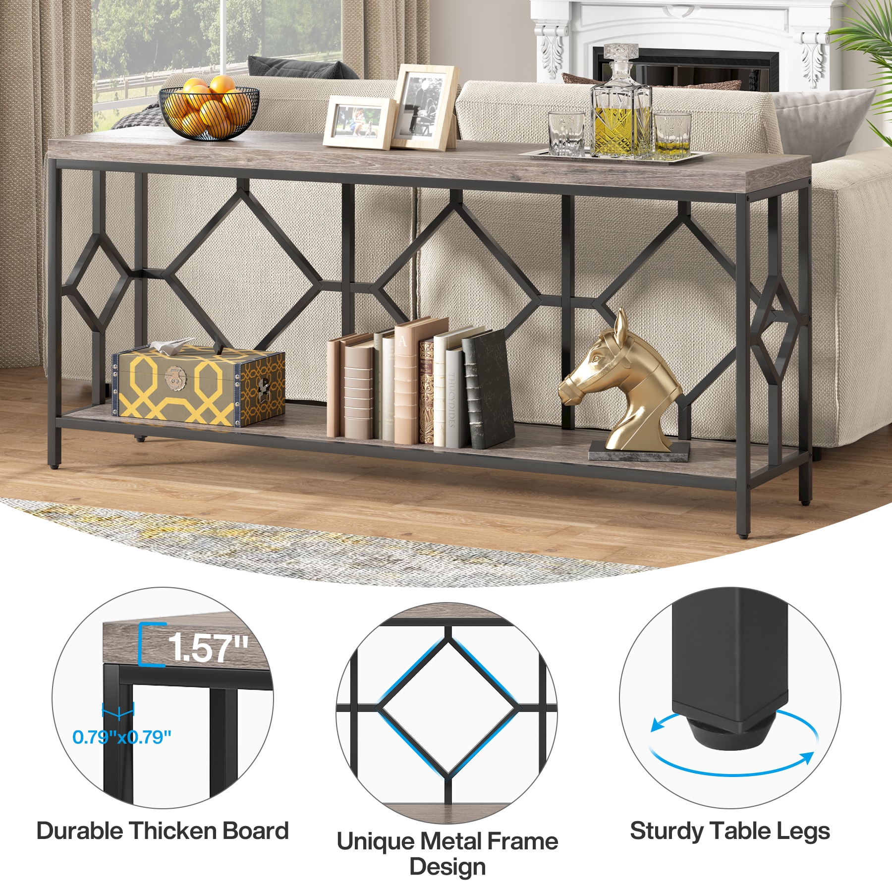 Fnova LWTJ-F1956 Console-Sofa-Tables - View #4
