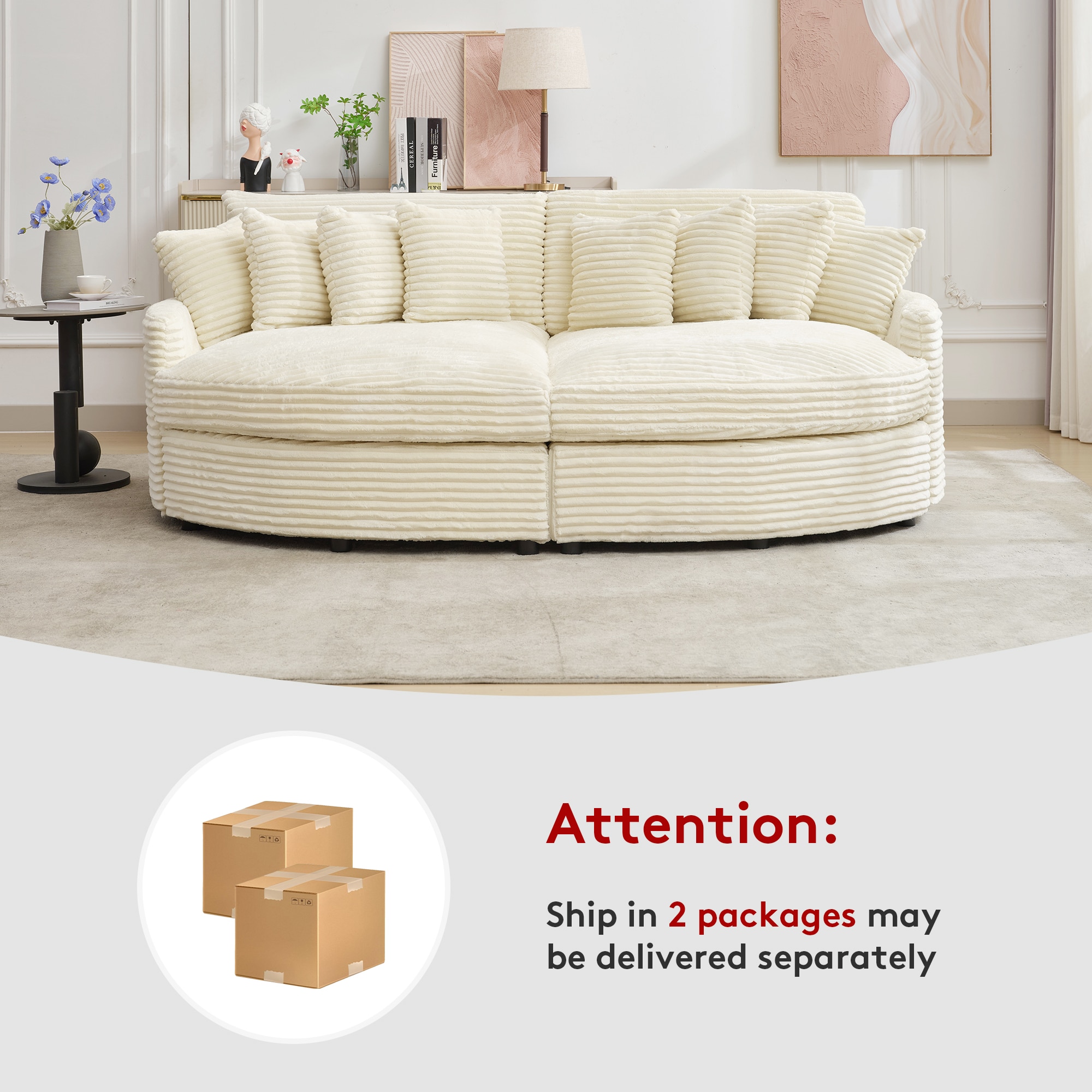 VOUA SAF-SDLXNECJ-DG Sofas-Loveseats - View #12