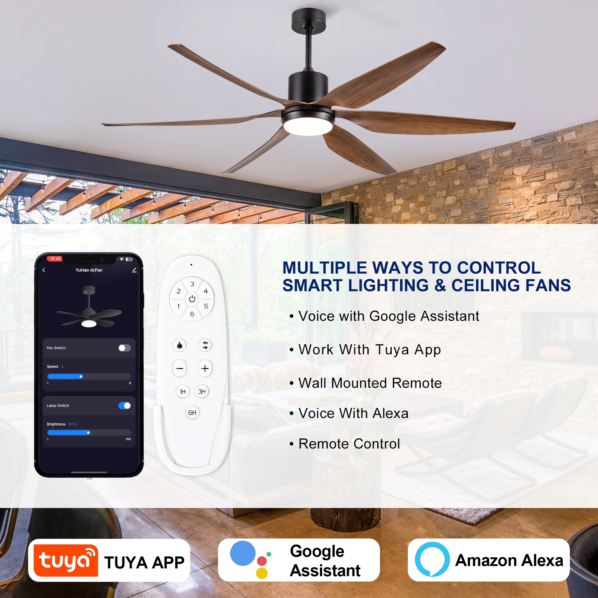 YUHAO LSDC1061BK662 Ceiling-Fans - View #6