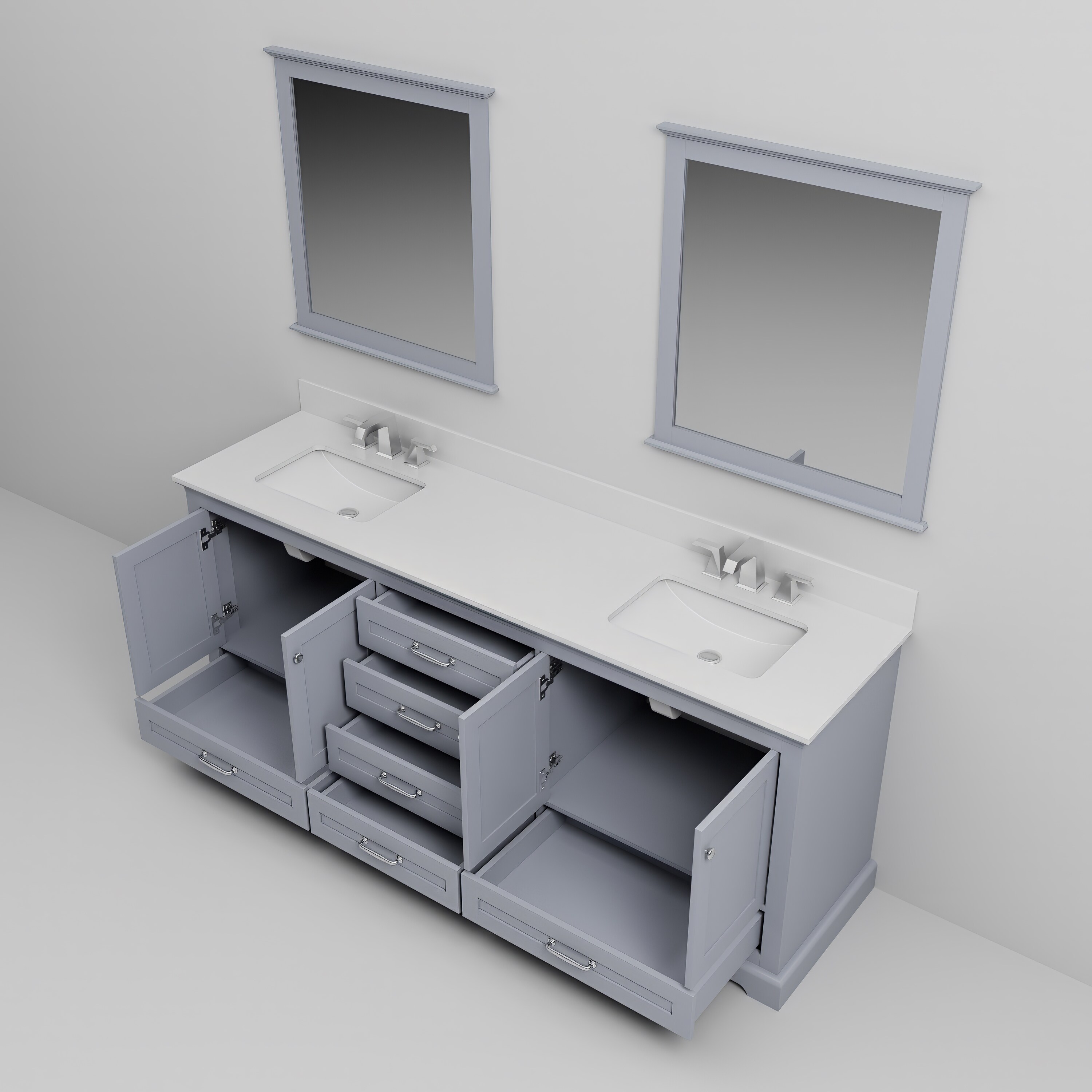 Lexora LVD80DB311 Bath-Vanity-Combo - View #13