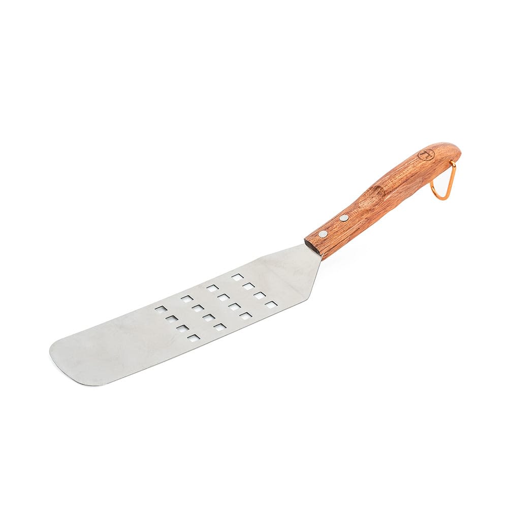 Lehman's Fox Run Flex Griddle Spatula Stainless Steel Wood Handle 17 x 3 inch