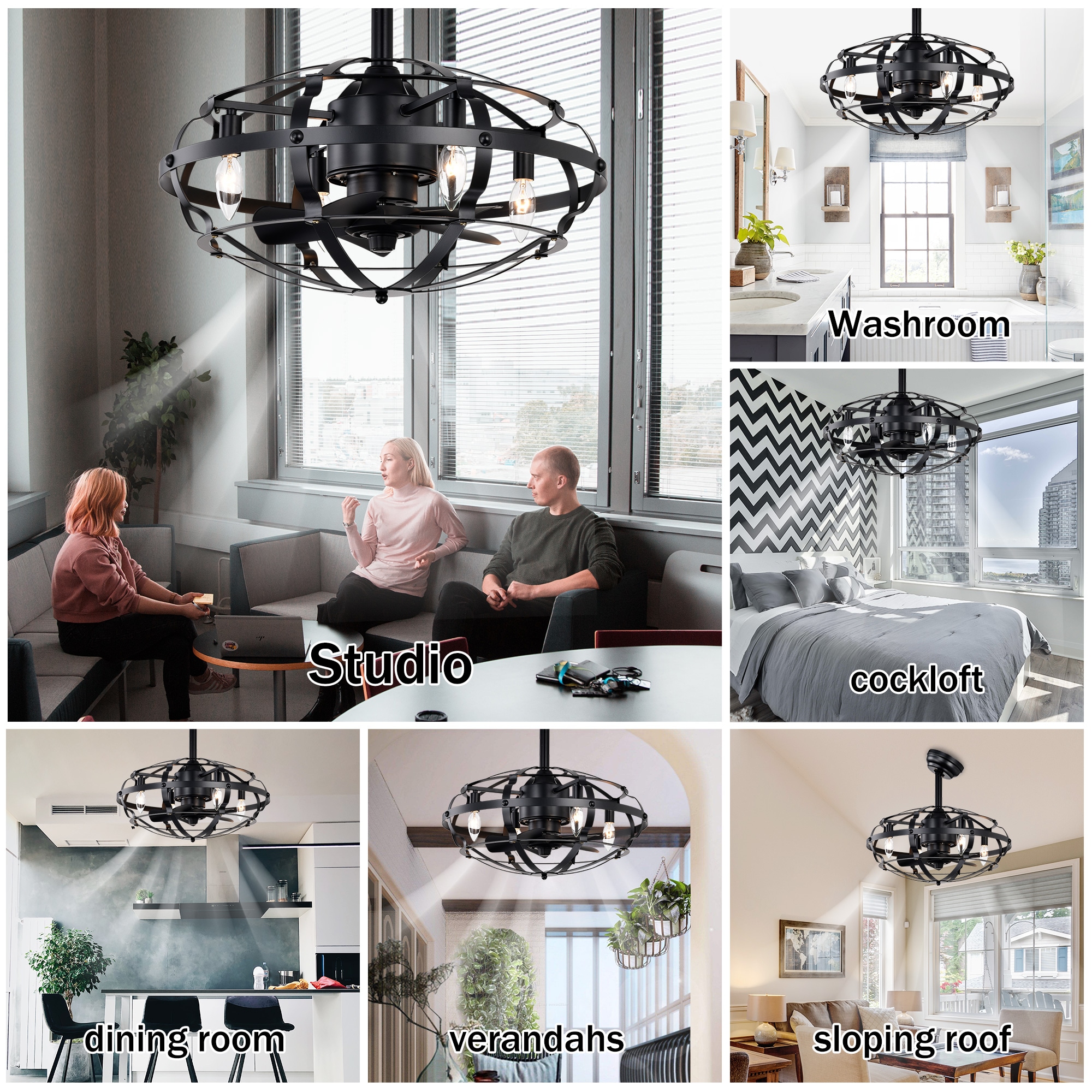 LTMATE LSHEM-3042BL Ceiling-Fans - View #2