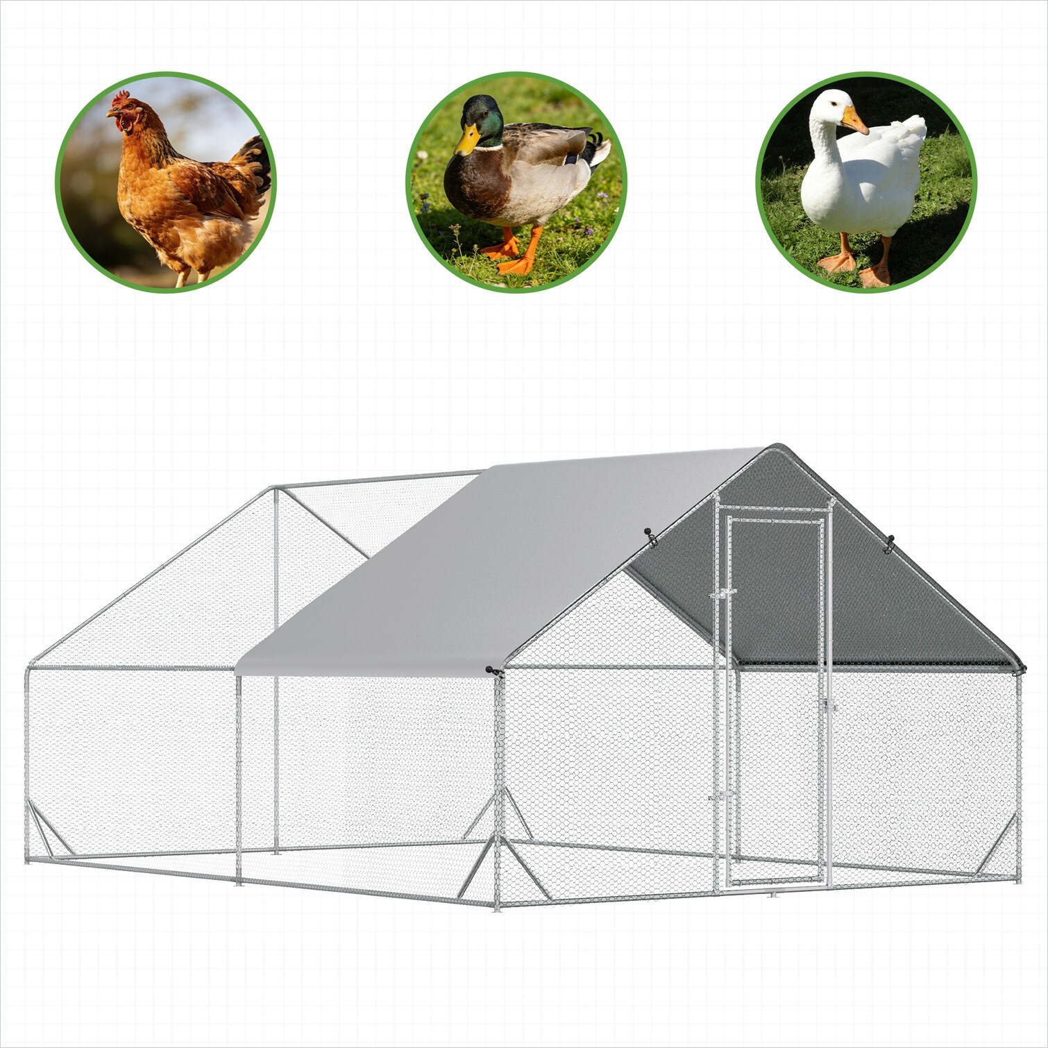 SunJet WU32NL6YYP91 Chicken-Coops-Rabbit-Hutches - View #3