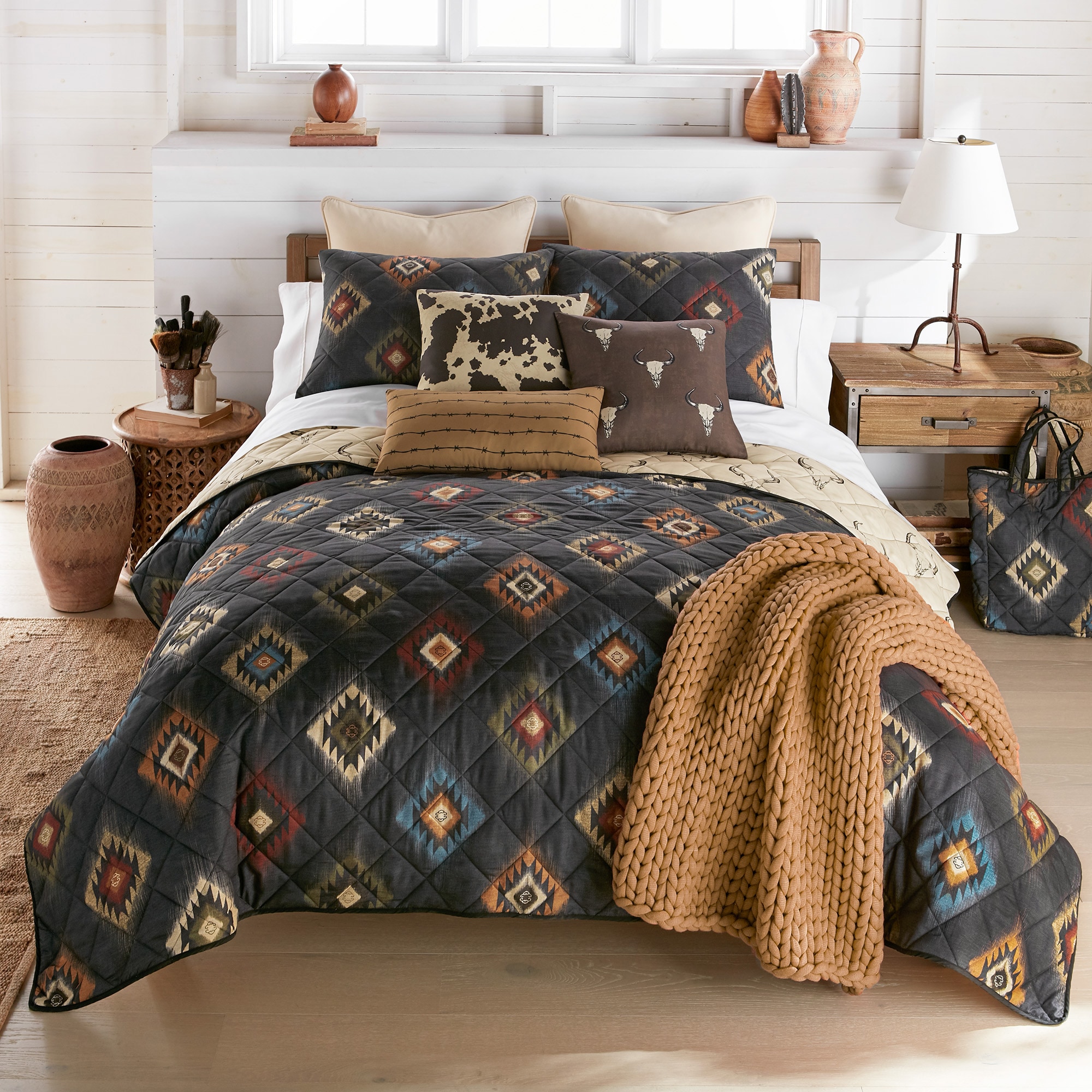 Donna Sharp Y20424 3 -Piece Multi-colored King Bundle Set