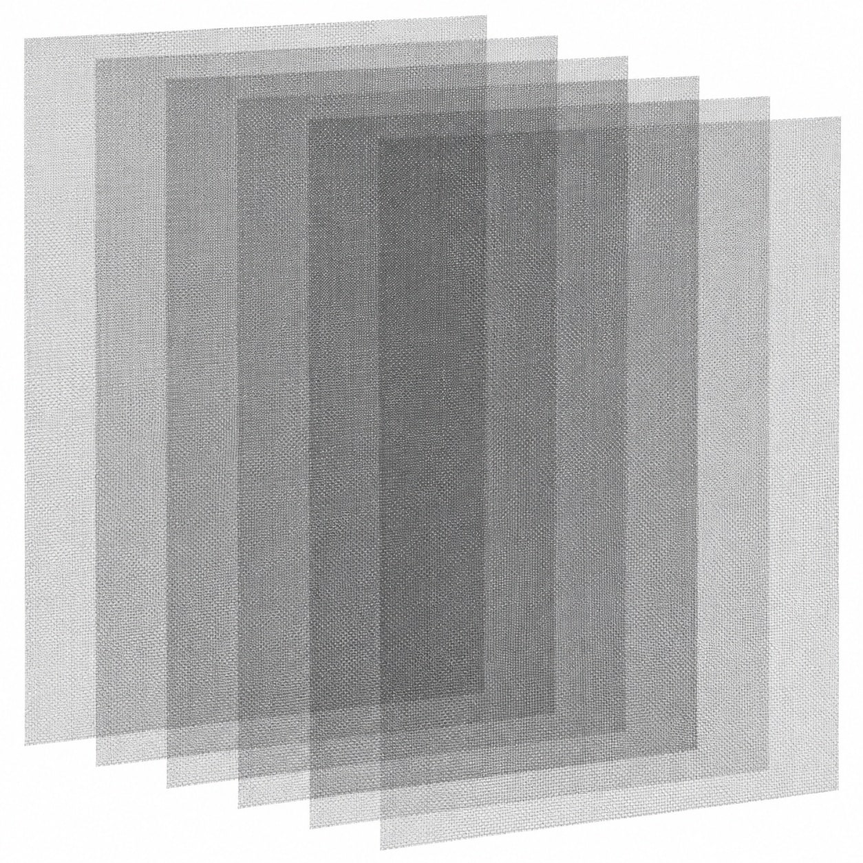 Aoibox  6 Pack 304 Stainless Steel Wire Mesh Sheets 20 Mesh 11 81 x 9 65 Inches Each for Ventilation and Filtering