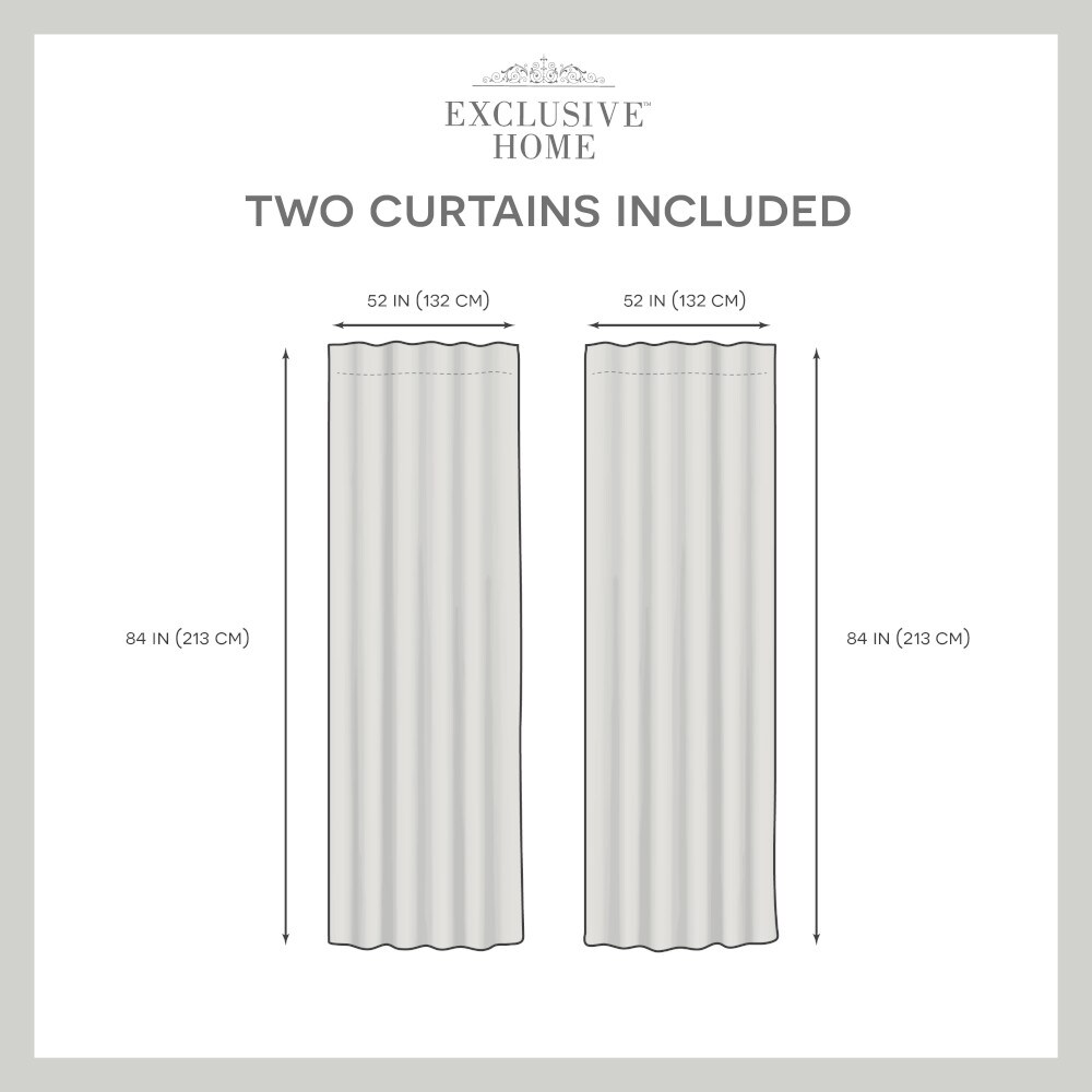 Exclusive Home EH8322-04 2-84H curtains - View #6